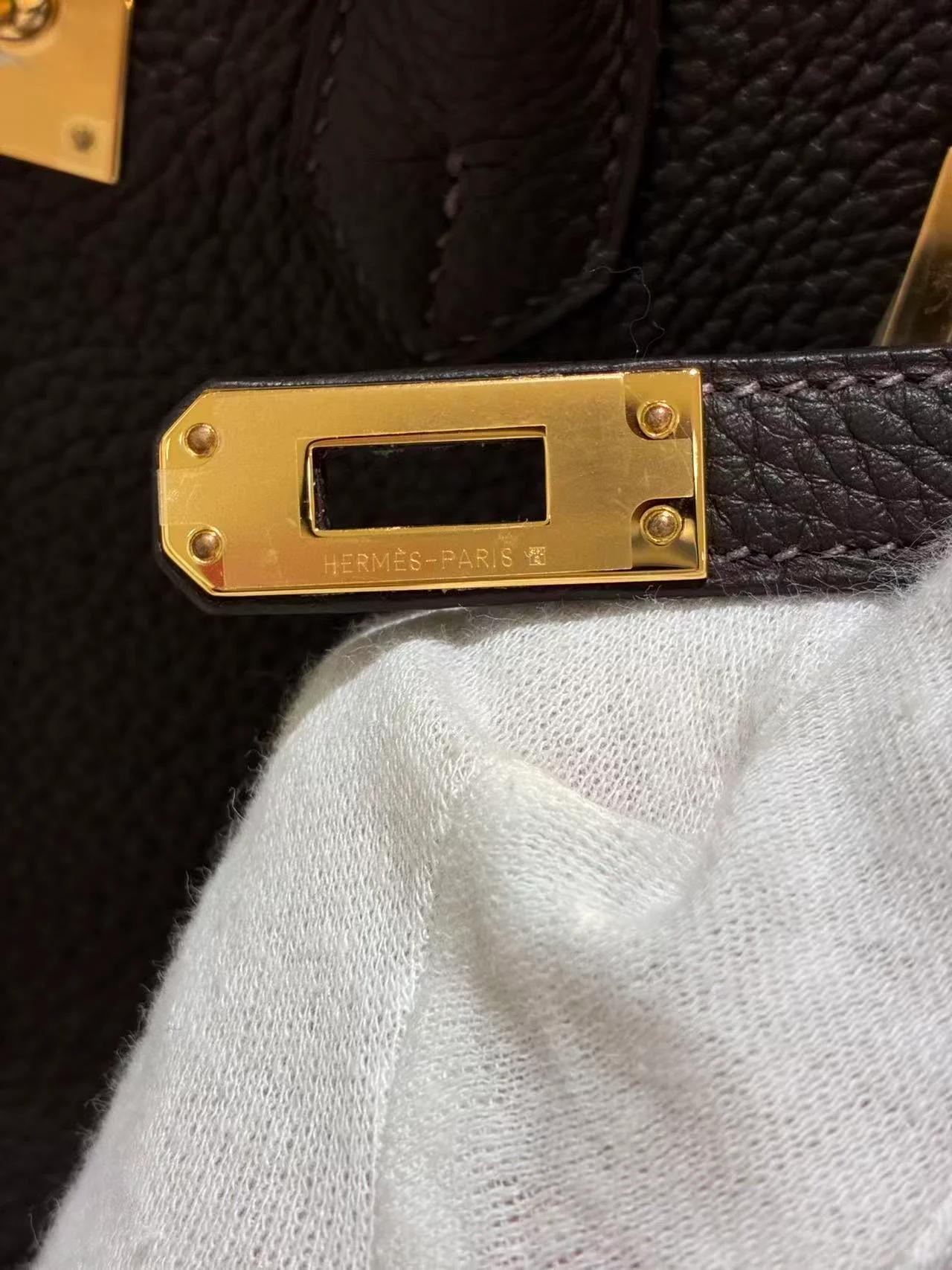 全新 HERMÈS 愛馬仕 Birkin 25 T3 棗棕色 Bai Brun Togo小牛皮 金扣 G刻 2026年 - 20