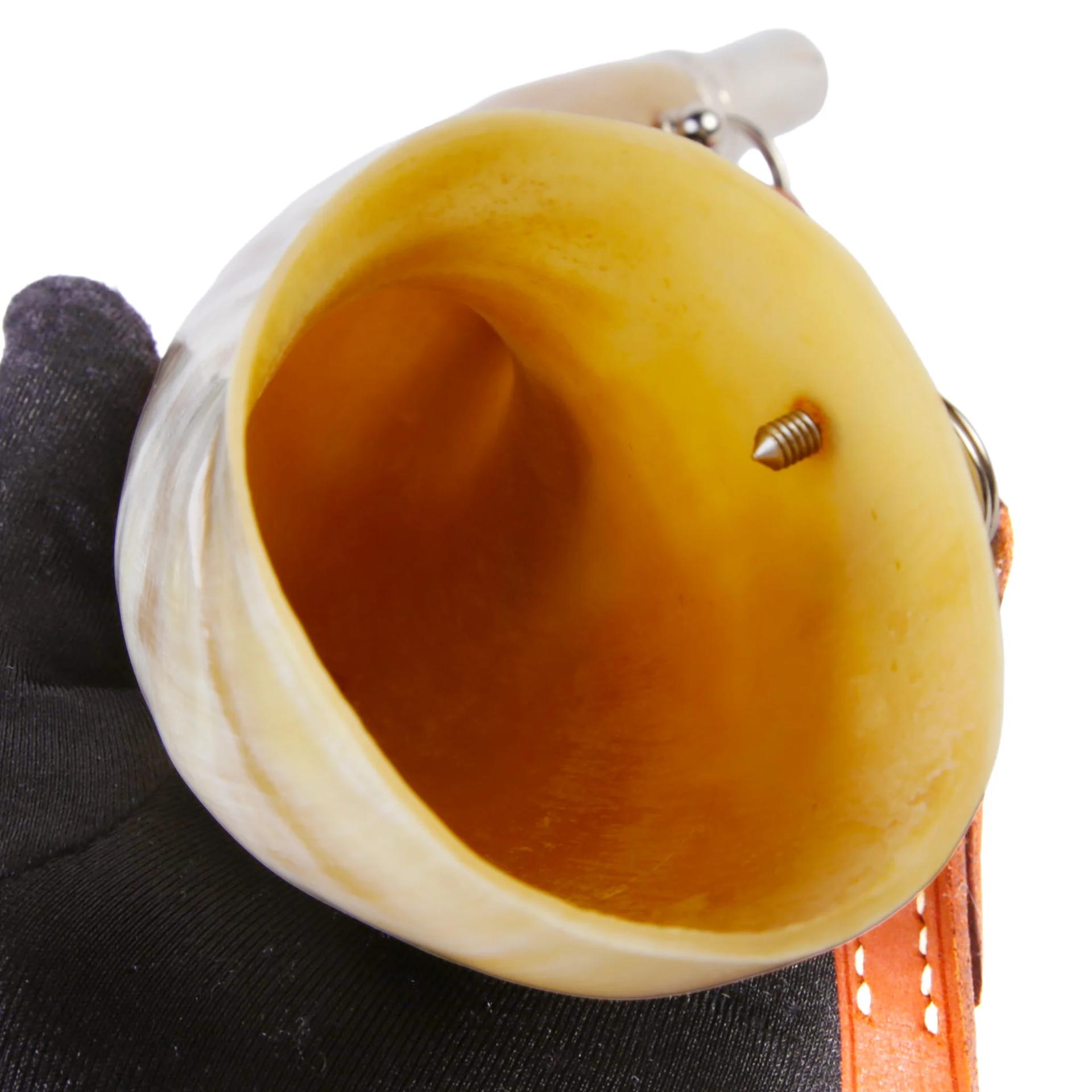 Excellent ( Rank SA ) HERMÈS Buffalo Horn Whistle Circle Z (1996) - 5