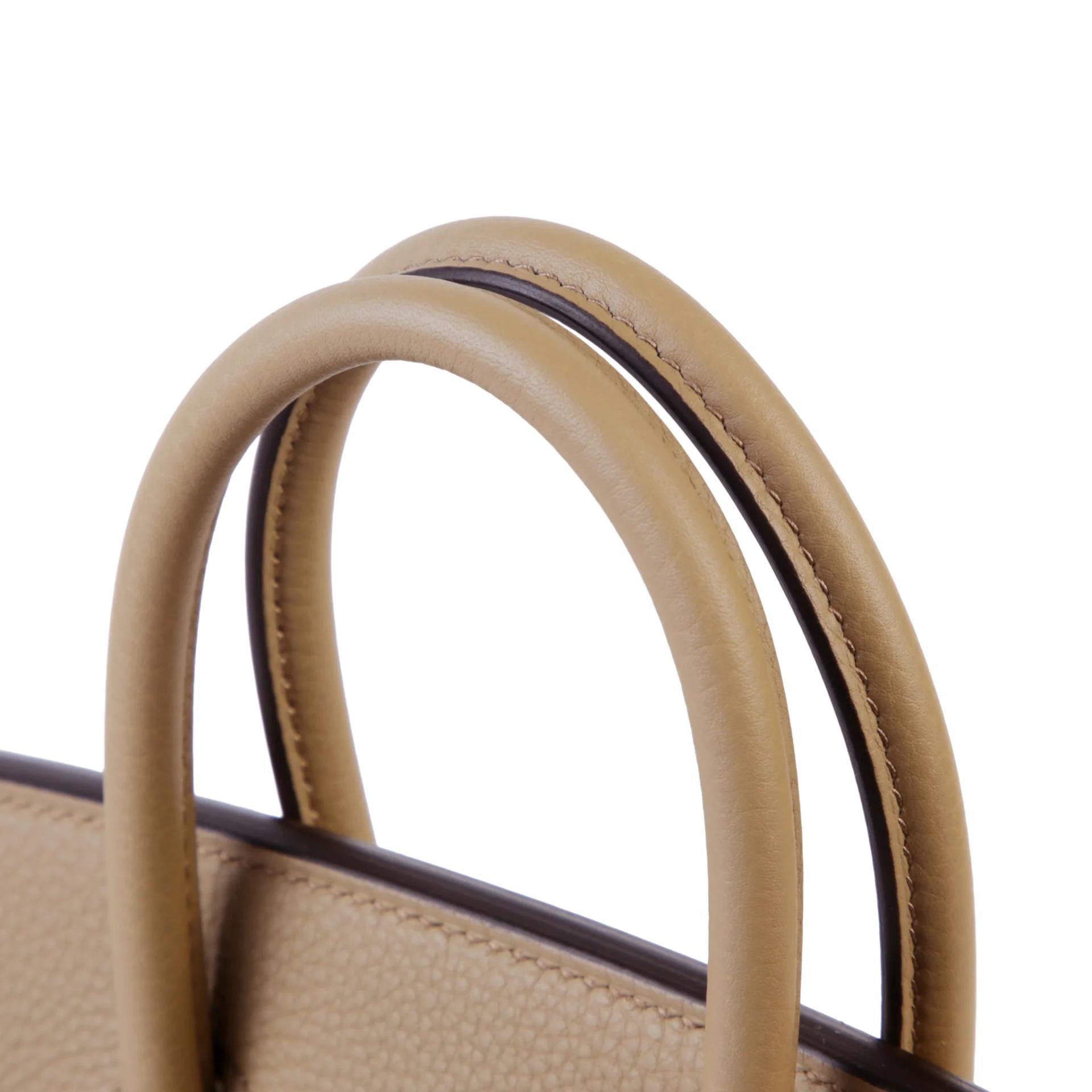 未使用保存品 HERMÈS 愛馬仕 Birkin 25 8Q 馬爾法米色 Beige Marfa Togo小牛皮 銀扣 B刻 2023年 - 3