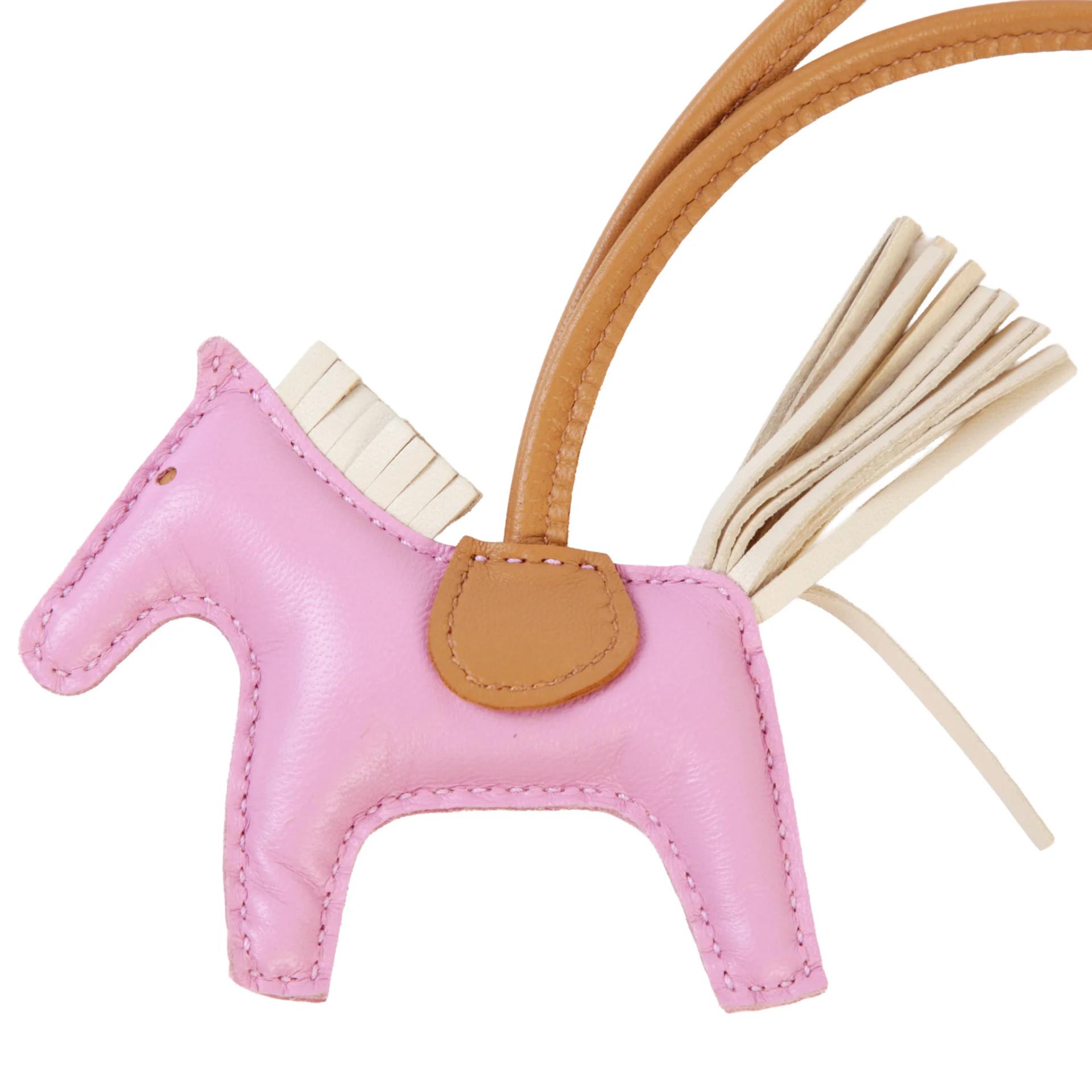 Excellent ( Rank SA ) HERMÈS Rodeo PM Mauve Sylvestre (X9) Craie (10) Chai (0M) Agneau Milo U (2022) - 3
