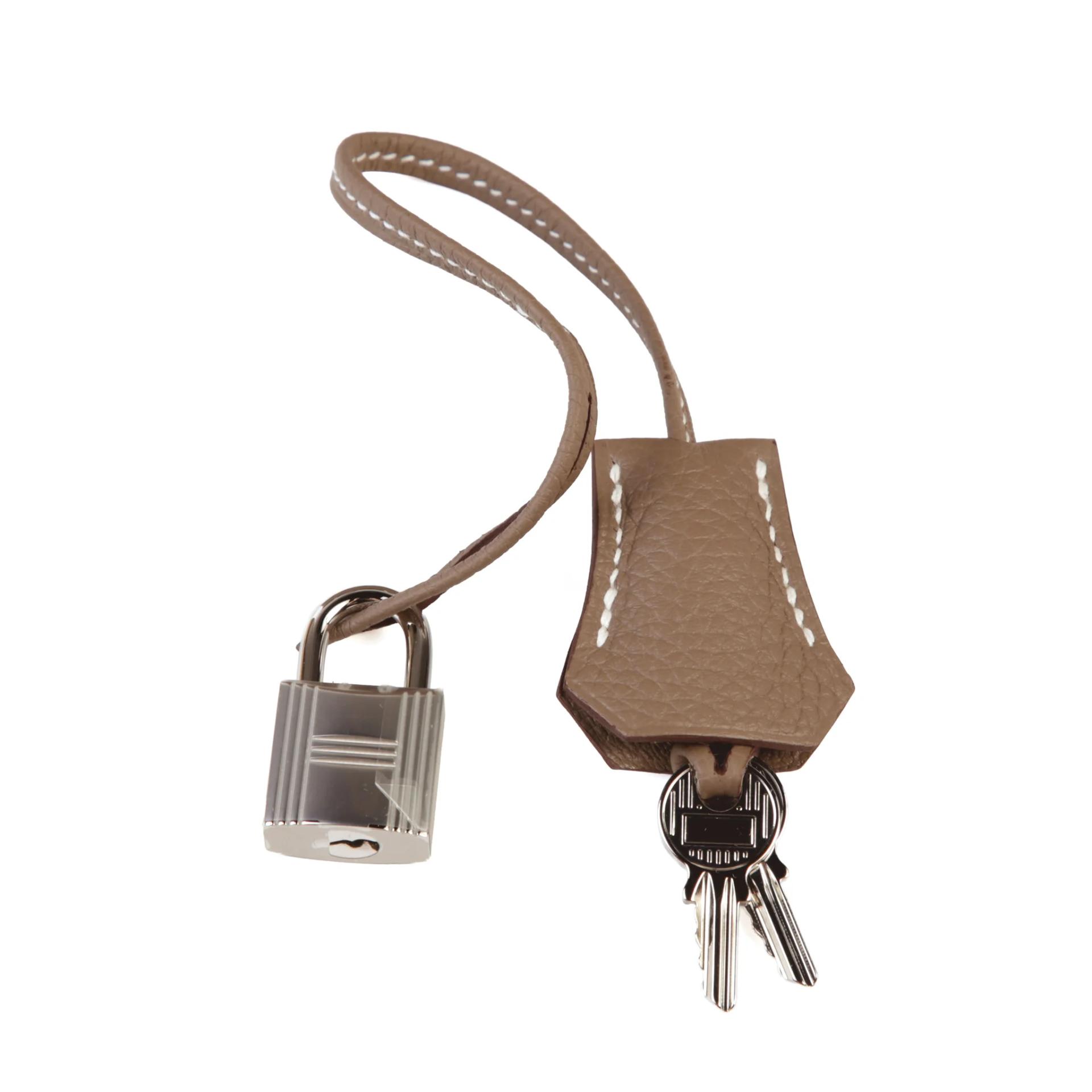 Brand New ( Rank N ) HERMÈS Birkin 30 Etoupe (18) Togo Palladium hardware G (2026) - 14
