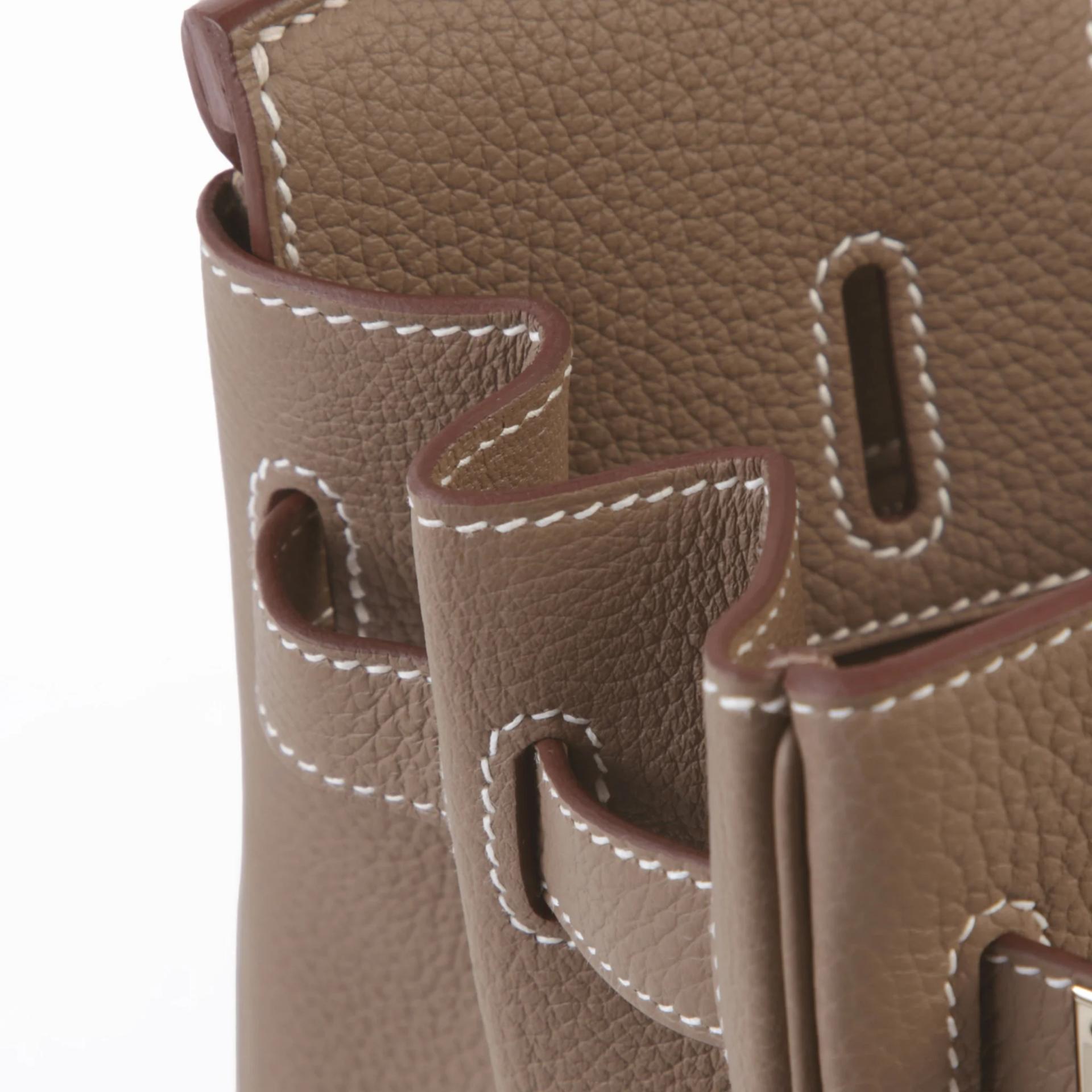 Brand New ( Rank N ) HERMÈS Birkin 30 Etoupe (18) Togo Palladium hardware G (2026) - 12