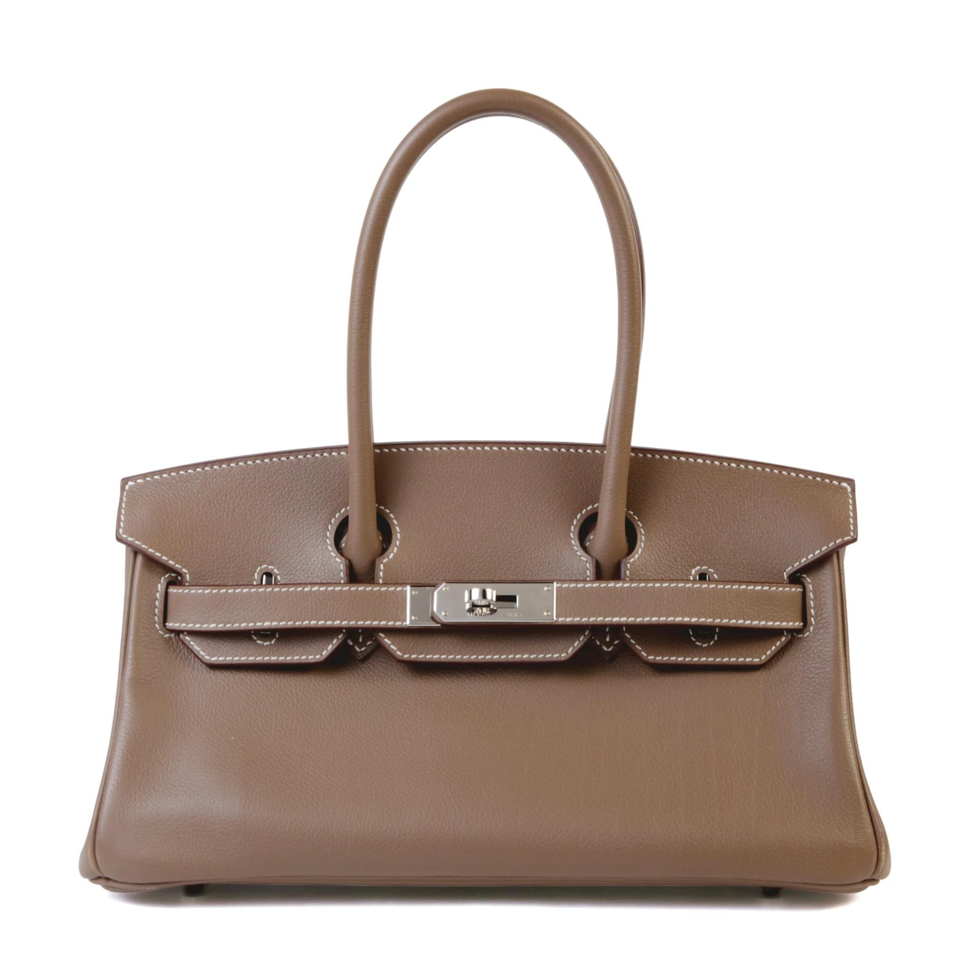 Birkin Shoulder Light 29 Etoupe (18)