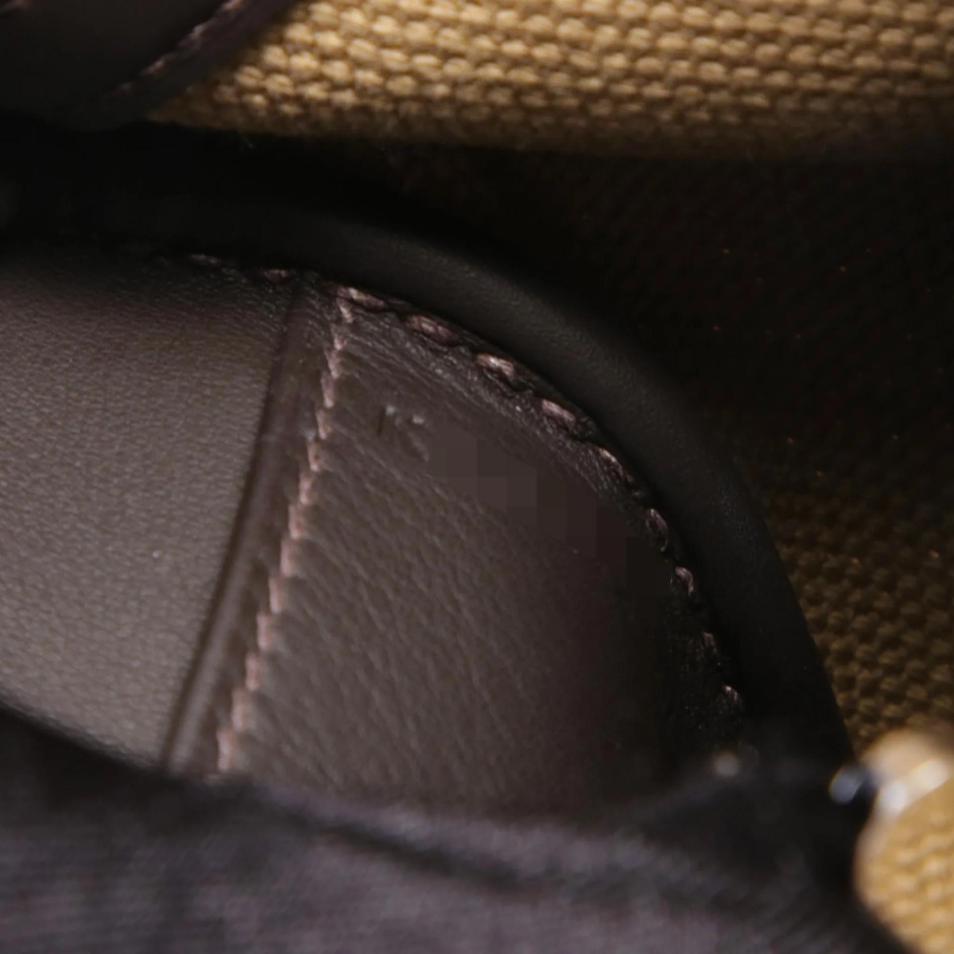 Excellent ( Rank SA ) HERMÈS Mini Lindy Mousse (19) Canvas Swift Palladium hardware K (2025) - 11
