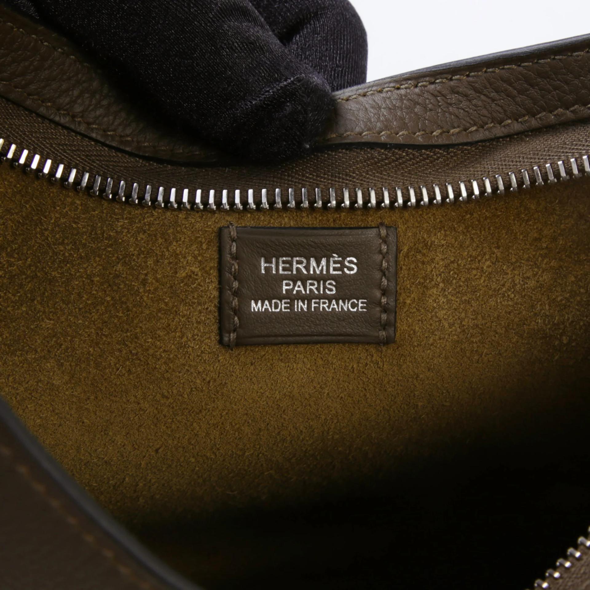 Brand New ( Rank N ) HERMÈS P'tit Arcon Shoulder bag Vert Loden (V8) Togo Swift Palladium hardware G (2026) - 7