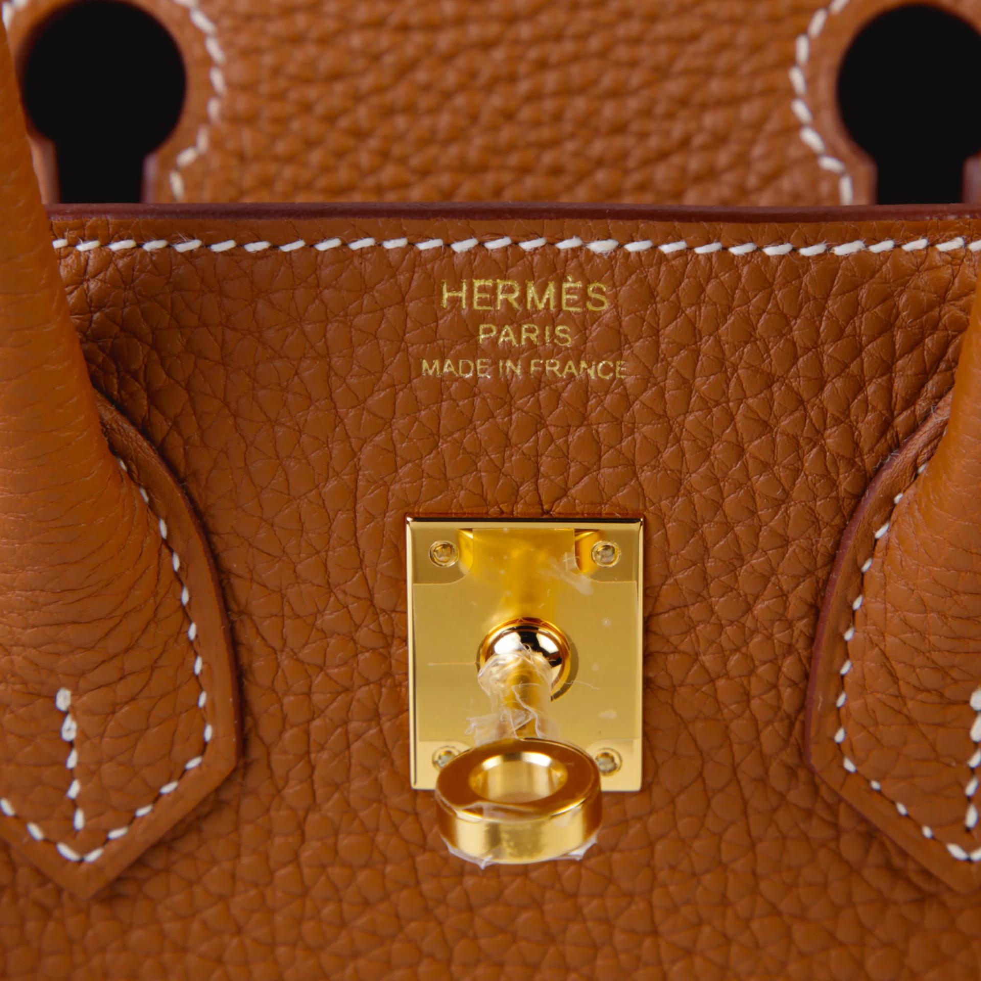 Brand New ( Rank N ) HERMÈS Birkin 25 Gold (37) Togo Gold hardware G (2026) - 9