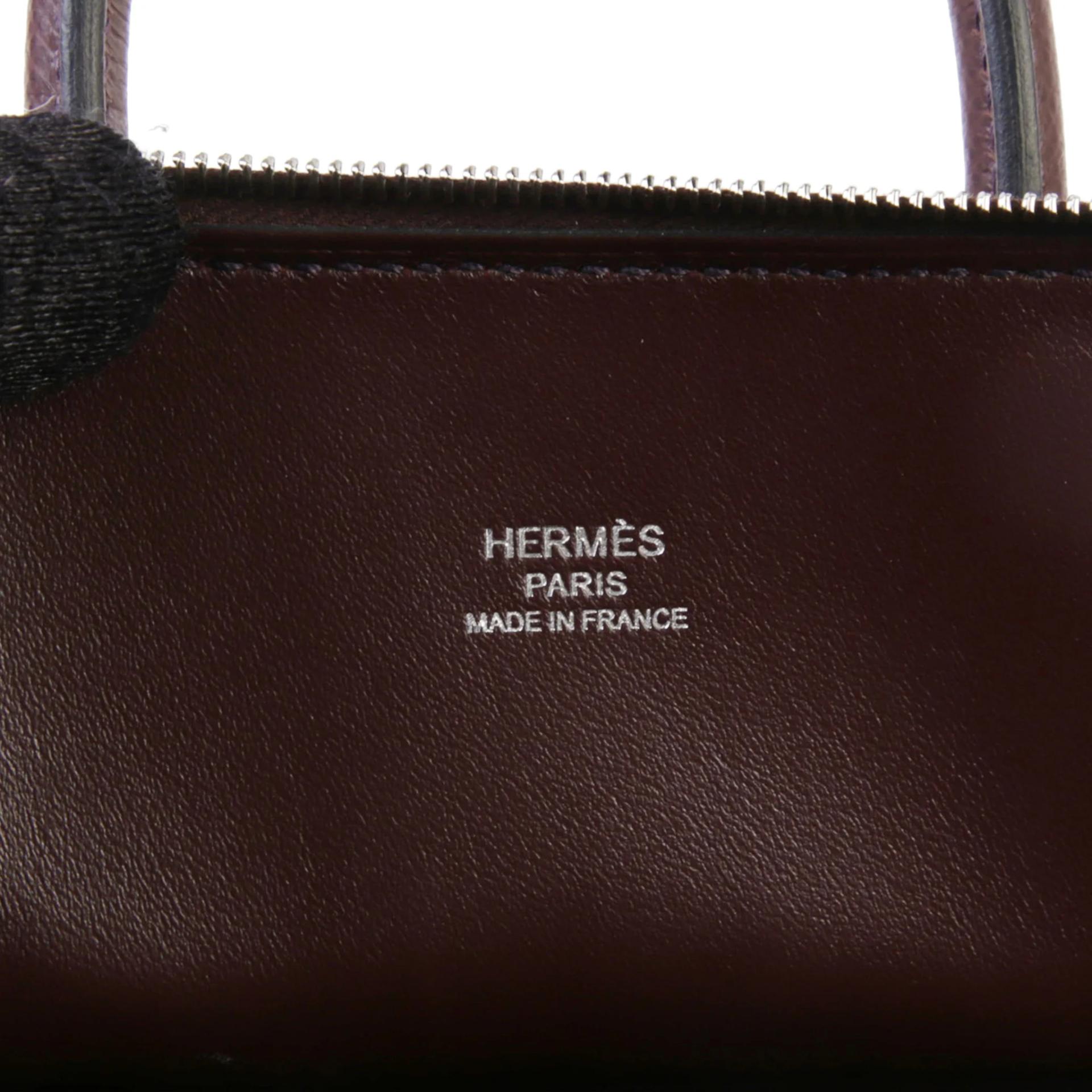 Unused ( Rank NS ) HERMÈS Limited Edition Bolide On Wheels Rouge Sellier (0G) Rose Extreme (I6) Epsom Palladium hardware W (2024) - 10
