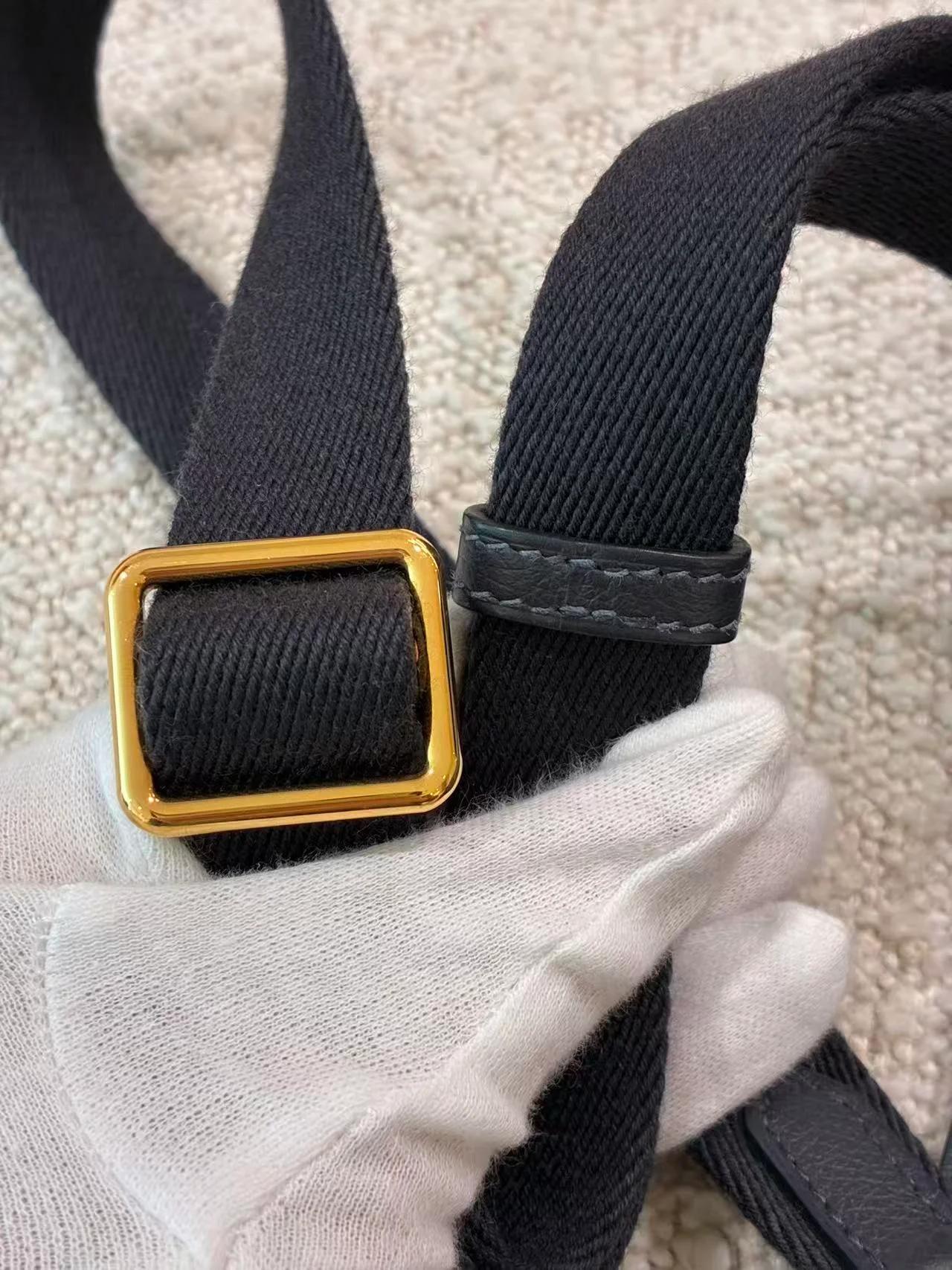 Excellent ( Rank SA ) HERMÈS Jypsiere Mini Caban (3Y) Evercolor Gold hardware K (2025) - 23