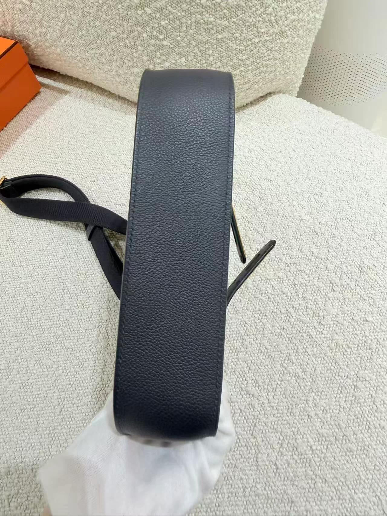 Excellent ( Rank SA ) HERMÈS Jypsiere Mini Caban (3Y) Evercolor Gold hardware K (2025) - 11