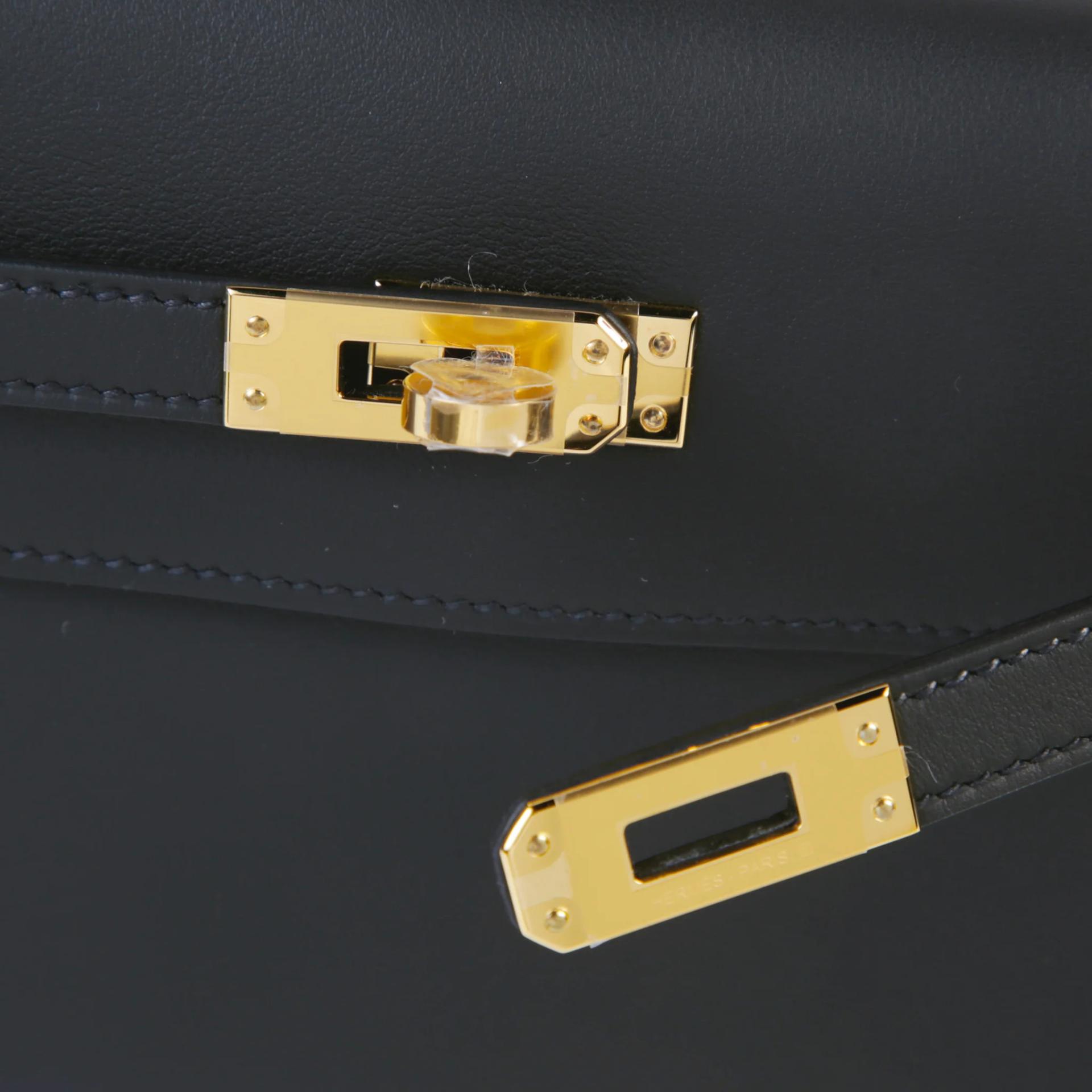 ランク NS 未使用品 HERMÈS エルメス ケリーダンス ブラック (89) スイフト ゴールド金具 G刻印 (2026) - 7