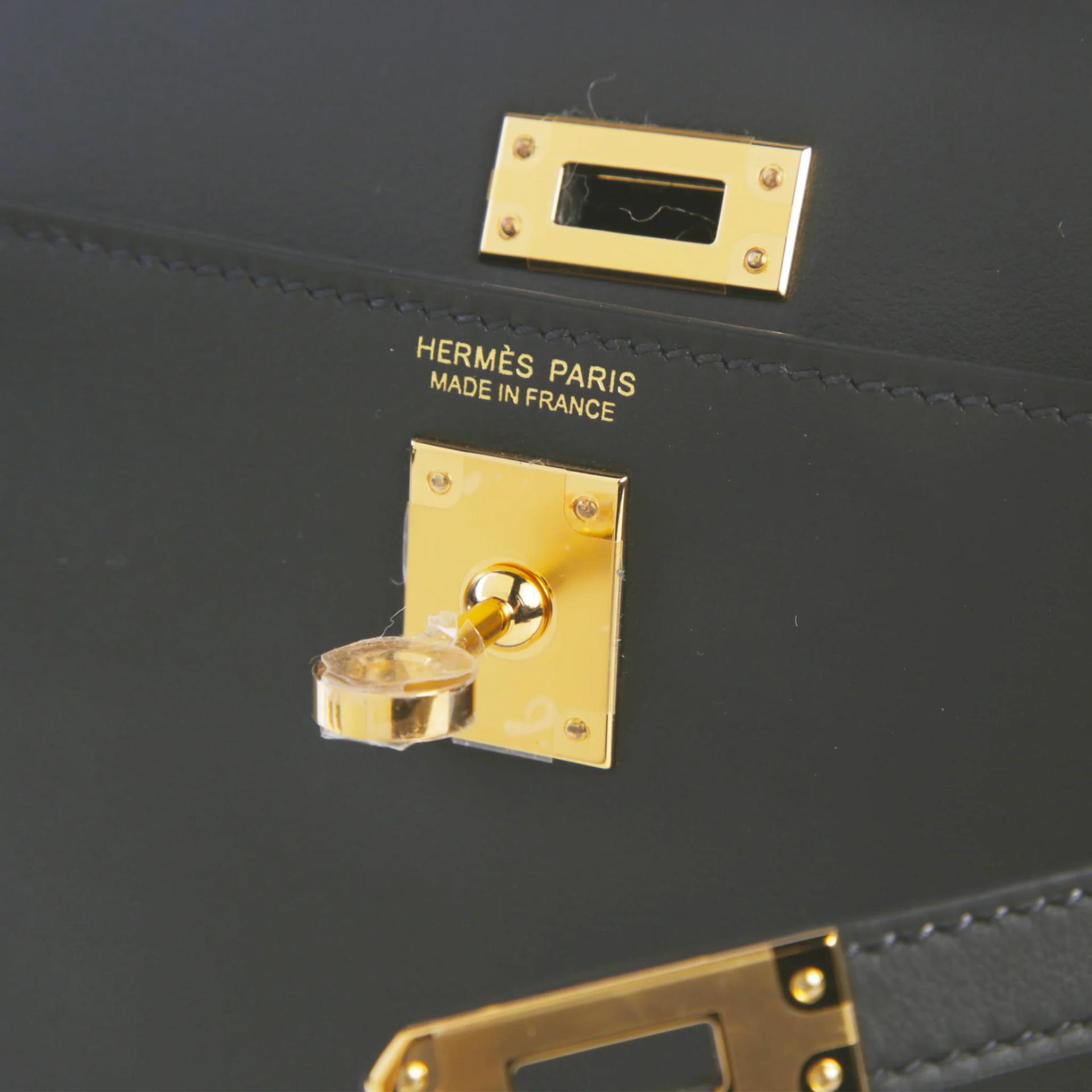 ランク NS 未使用品 HERMÈS エルメス ケリーダンス ブラック (89) スイフト ゴールド金具 G刻印 (2026) - 8