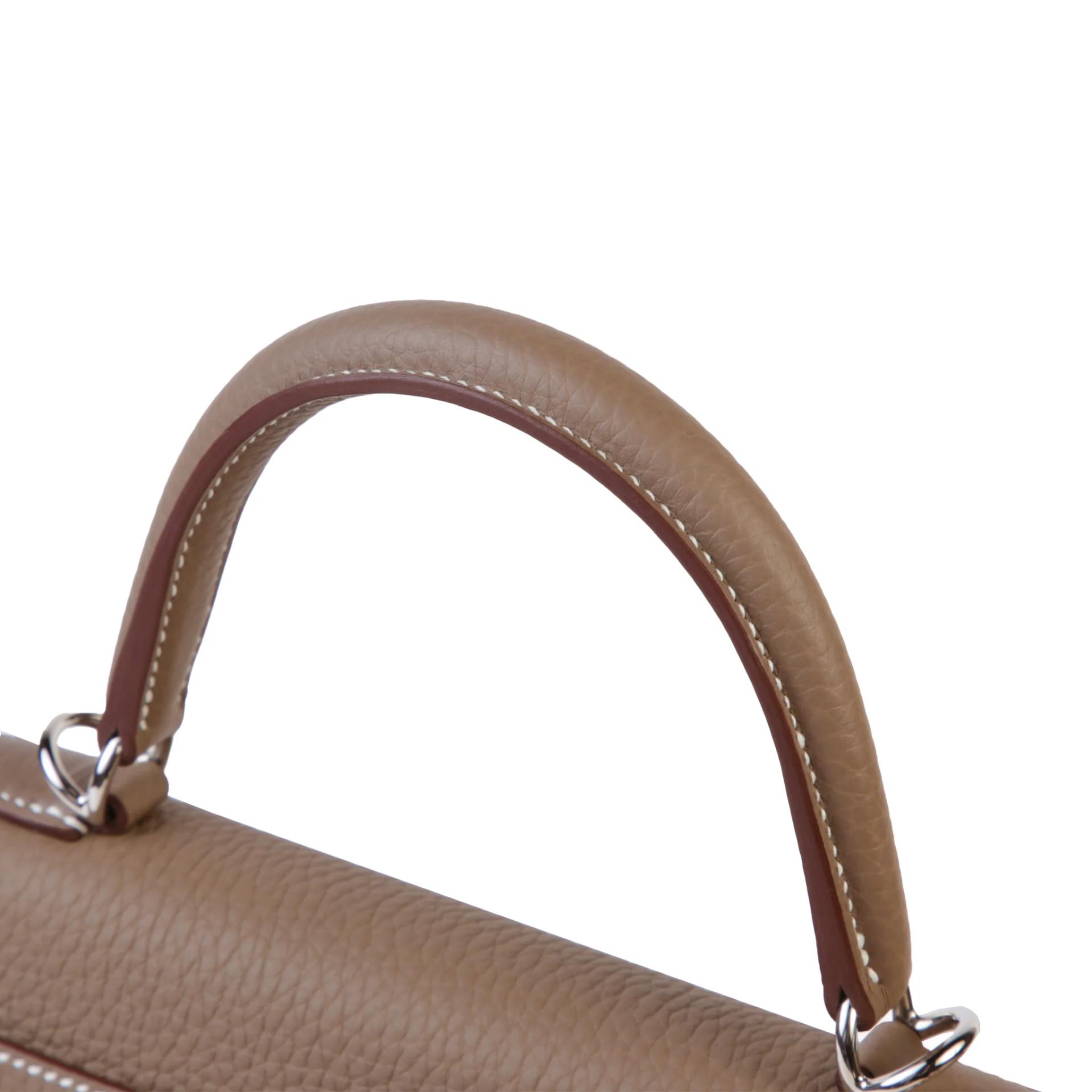 ランク N 新品 HERMÈS エルメス ケリー25 内縫い エトゥープ (18) トゴ シルバー金具 G刻印 (2026) - 3