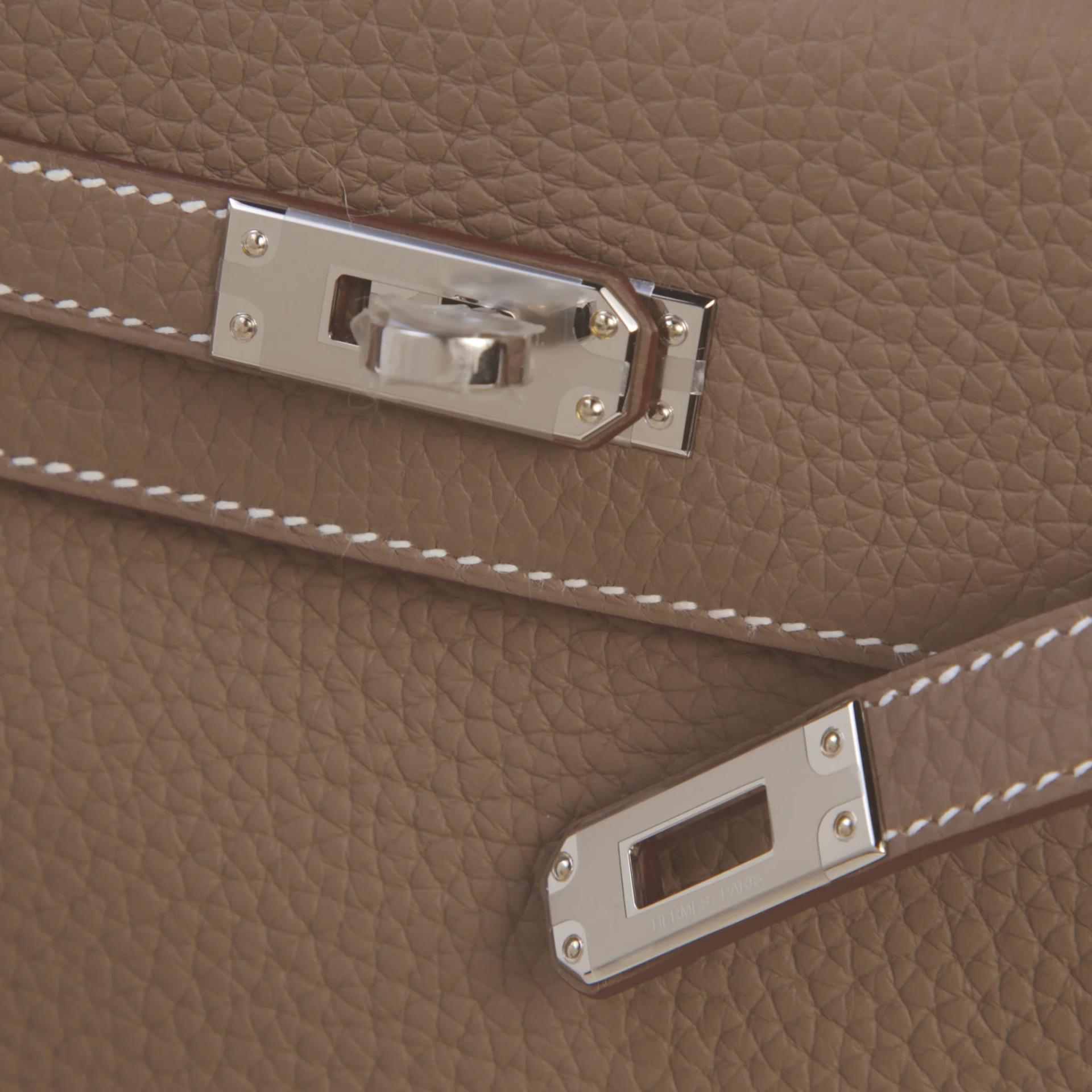 ランク N 新品 HERMÈS エルメス ケリー25 内縫い エトゥープ (18) トゴ シルバー金具 G刻印 (2026) - 8