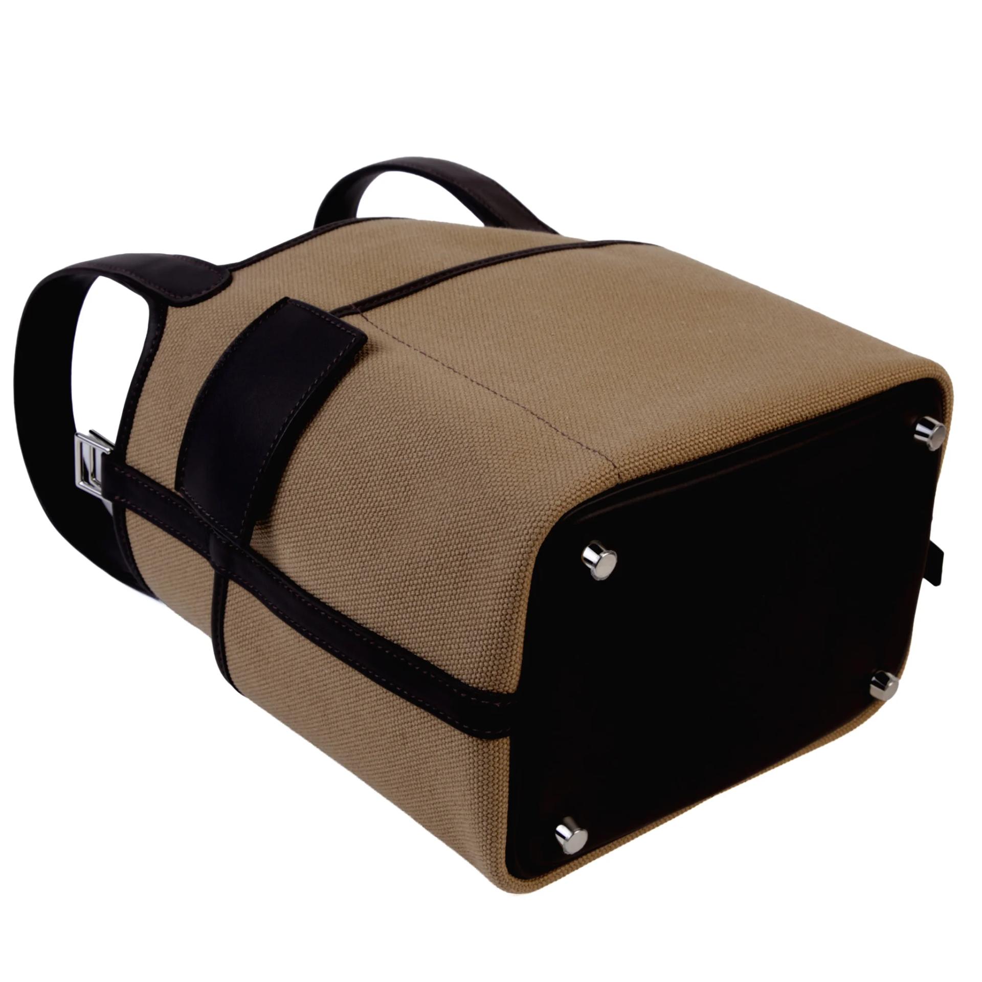 Brand New ( Rank N ) HERMÈS Picotin Lock PM Cargo Bai Brun（T3） Canvas Palladium hardware G (2026) - 6