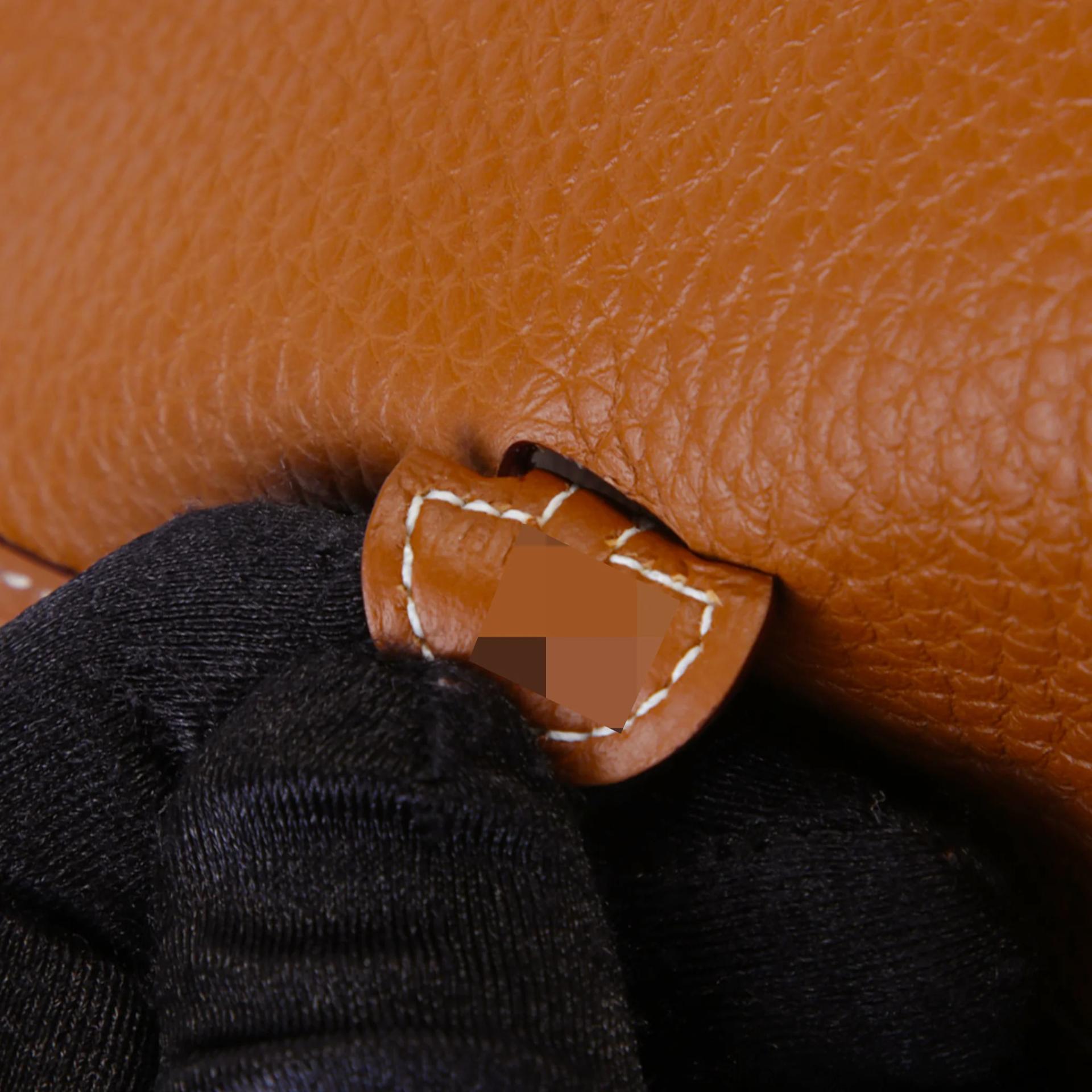 ランク NS 未使用品 HERMÈS エルメス エブリンTPM バンドリエール89cm ゴールド (37) トリヨン ゴールド金具 B刻印 (2023) - 7