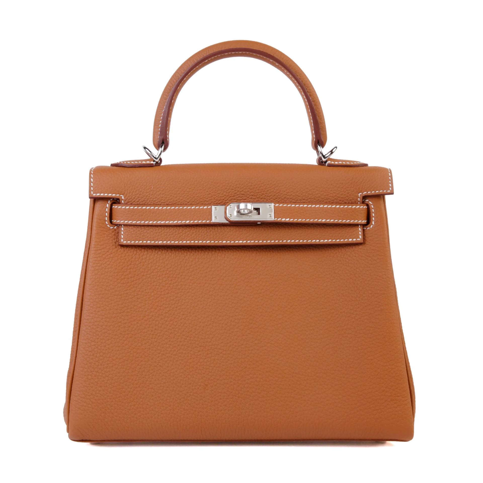 Brand New ( Rank N ) HERMÈS Kelly 25 Gold (37) Togo Palladium hardware G (2026) - 1