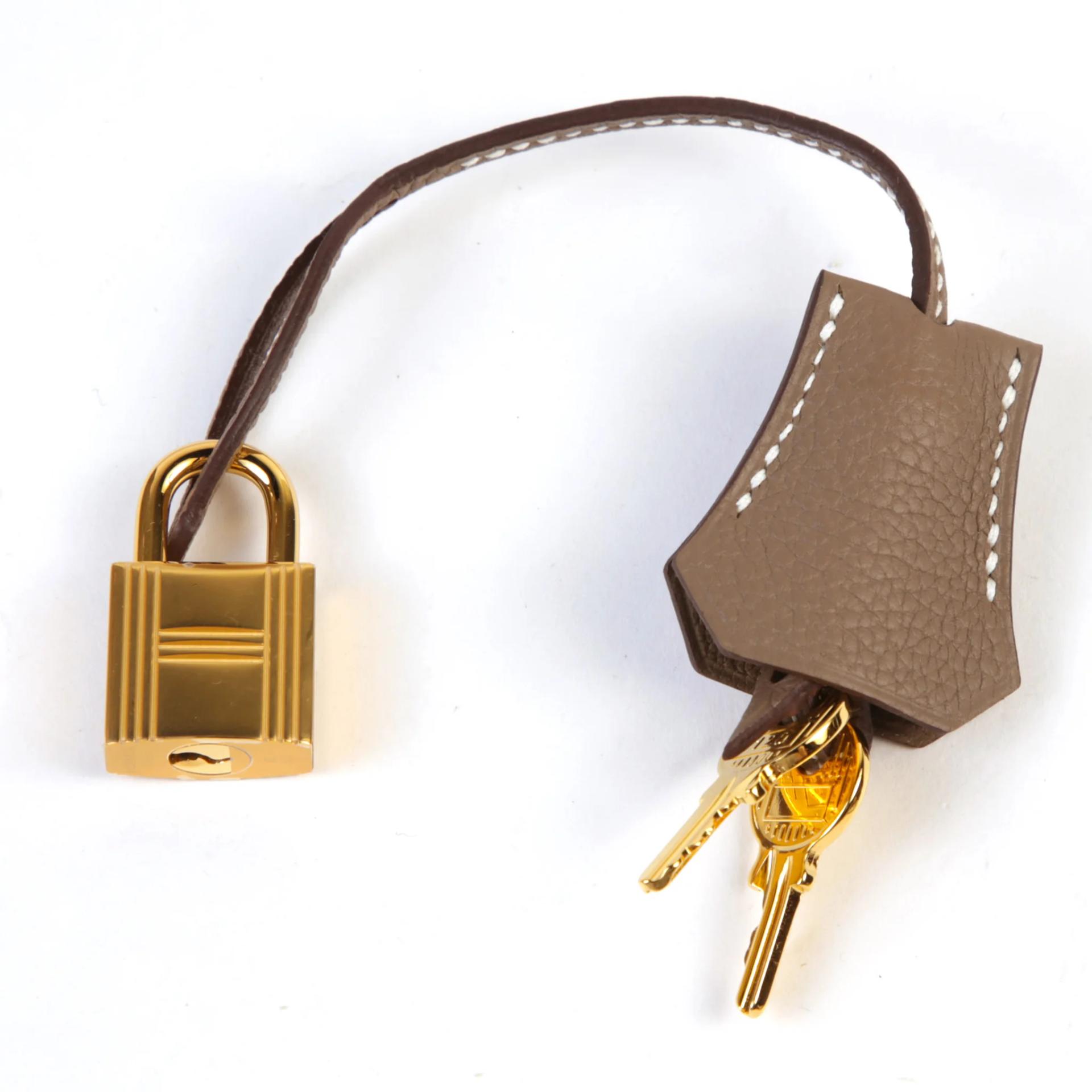 Brand New ( Rank N ) HERMÈS Birkin 25 Etoupe (18) Togo Gold hardware G (2026) - 14