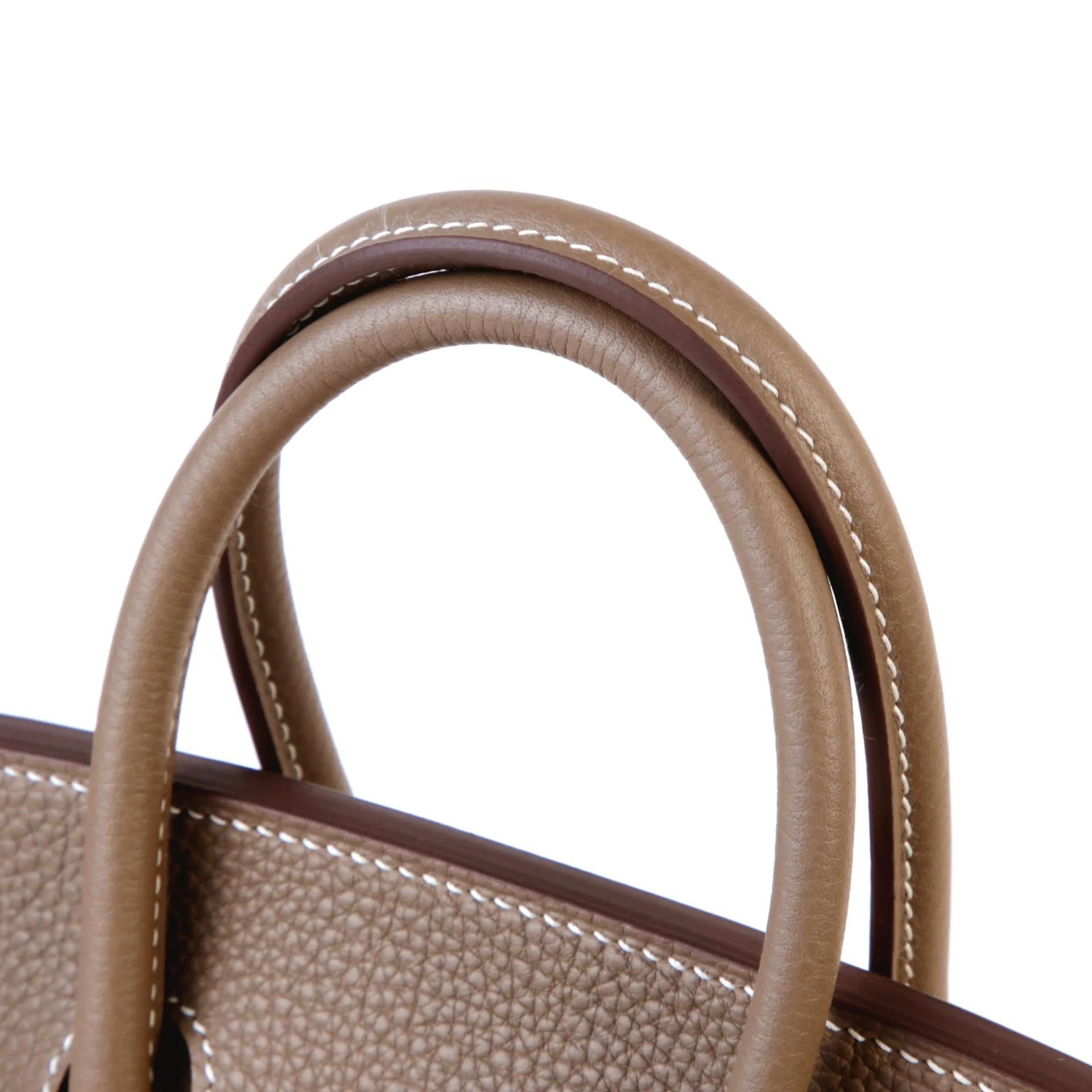 Brand New ( Rank N ) HERMÈS Birkin 25 Etoupe (18) Togo Gold hardware G (2026) - 3