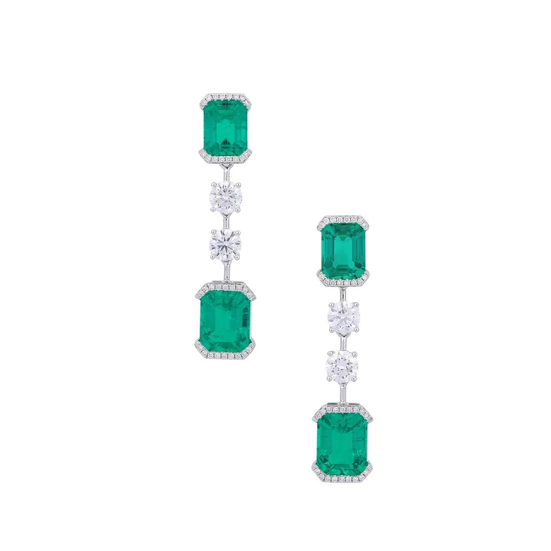 Premium collection Emerald Ark Earrings