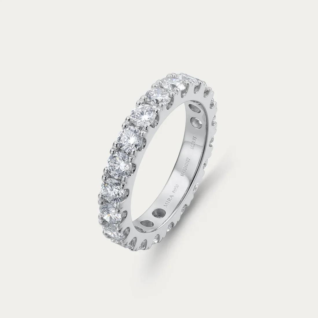 Brand New ( Rank N ) Mira Eternity Band Tennis Ring - 2