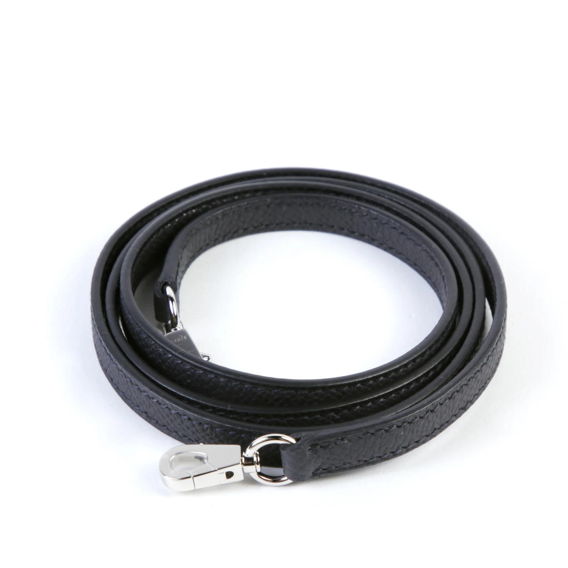 Brand New ( Rank N ) HERMÈS Mini Kelly II Noir (89) Epsom Palladium hardware G (2026) - 14
