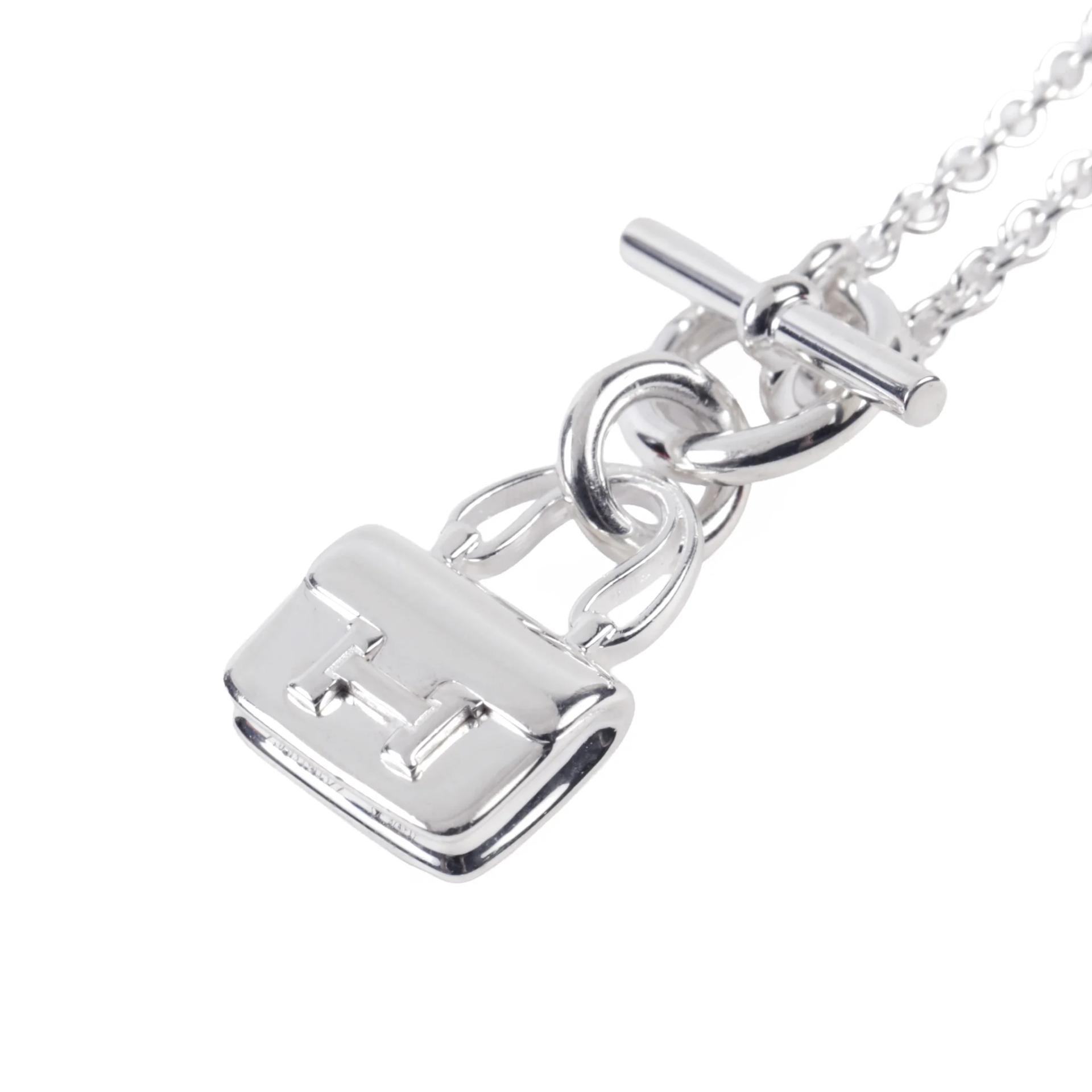 Very Good ( Rank A) HERMÈS Amulettes Constance Pendant Silver 925 - 3