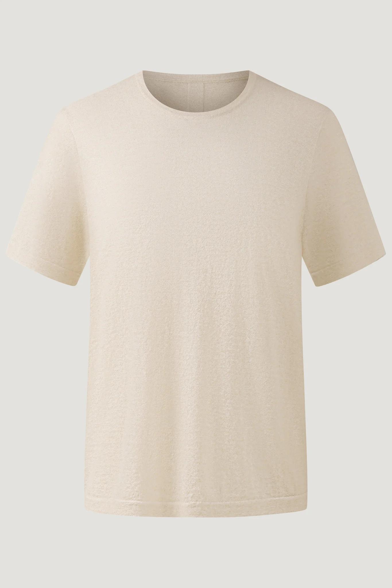 Metallic Wool Short-Sleeve Knit Top (EU 38)