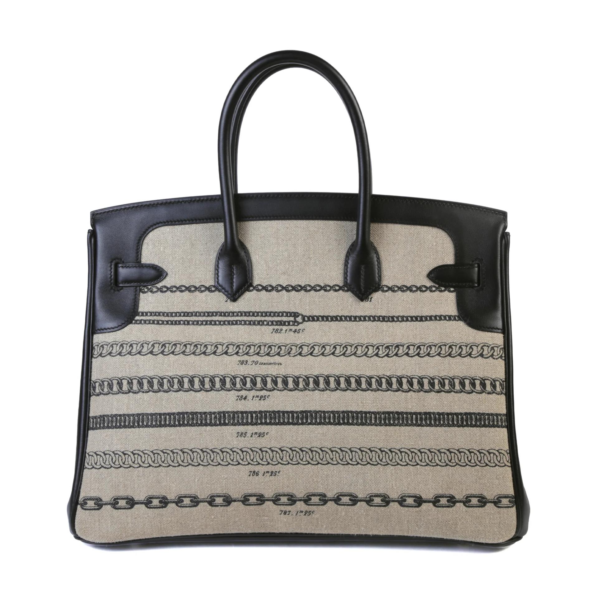 Birkin 35 De Camp Dechainee Noir (89)