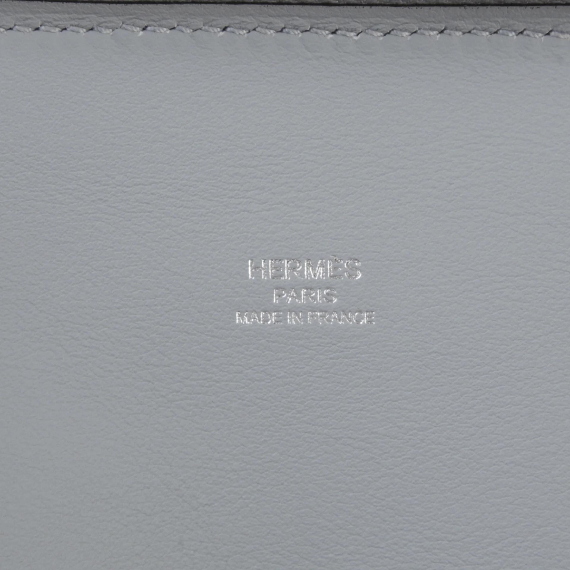 Brand New ( Rank N ) HERMÈS Bolide 25 Gris Pantin (P0) Epsom Palladium hardware K (2025) - 10