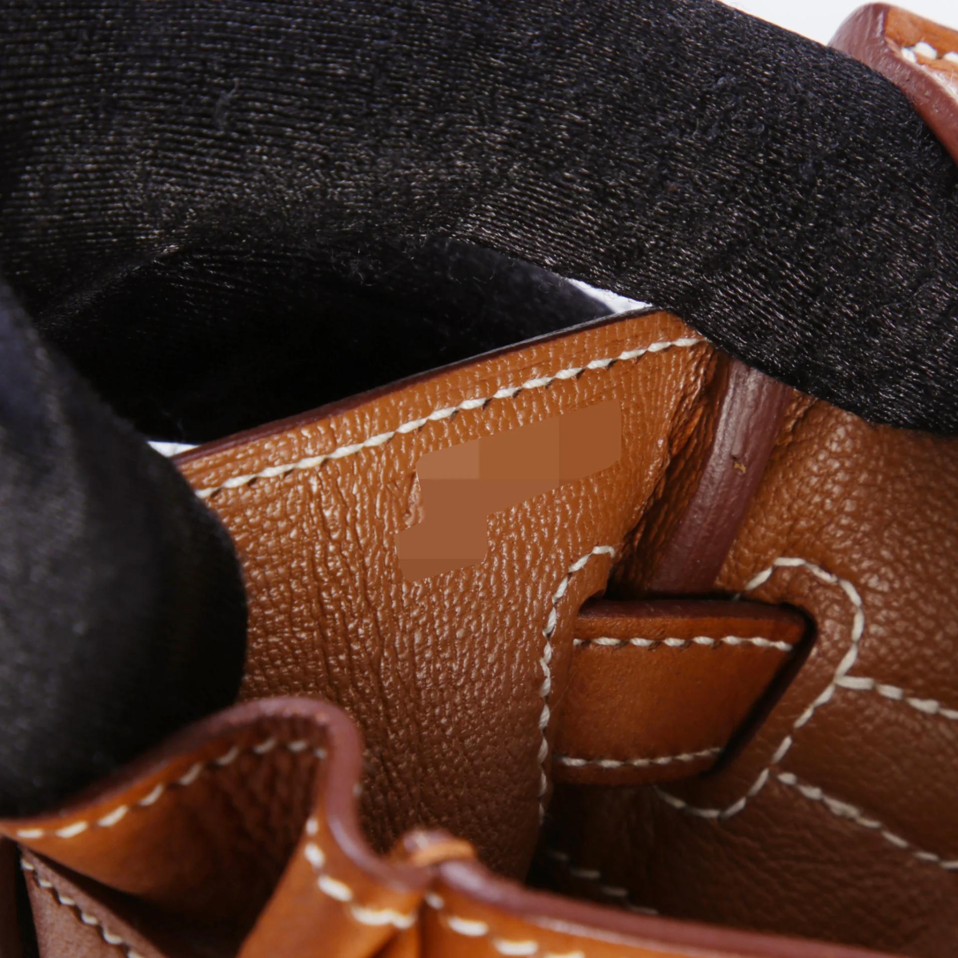 Very Good ( Rank A) HERMÈS Birkin 25 Fauve (34) Barenia Faubourg Palladium hardware Y (2020) - 14