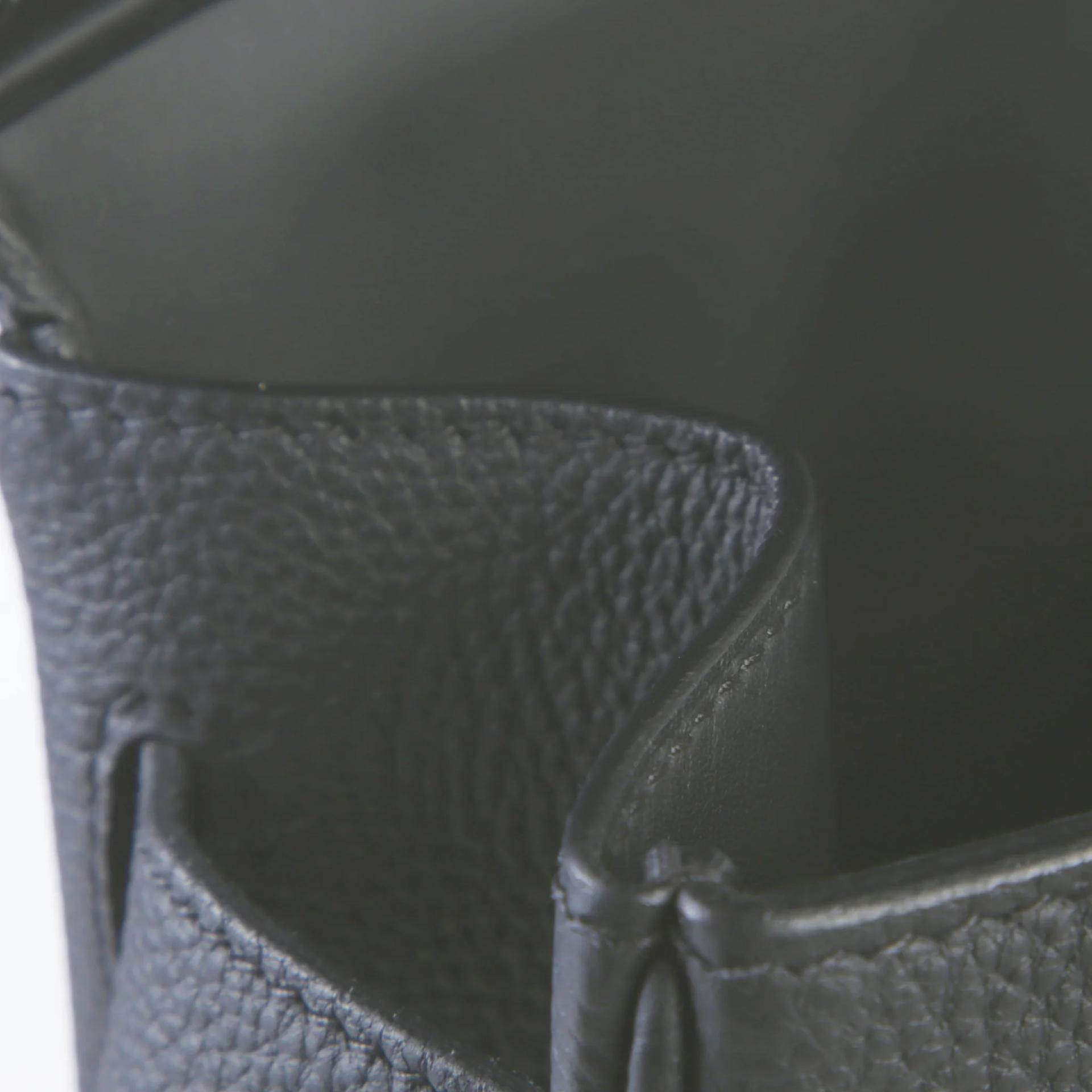 Very Good ( Rank A) HERMÈS Hac a Dos GM Noir (89) Togo Palladium hardware K (2025) - 12