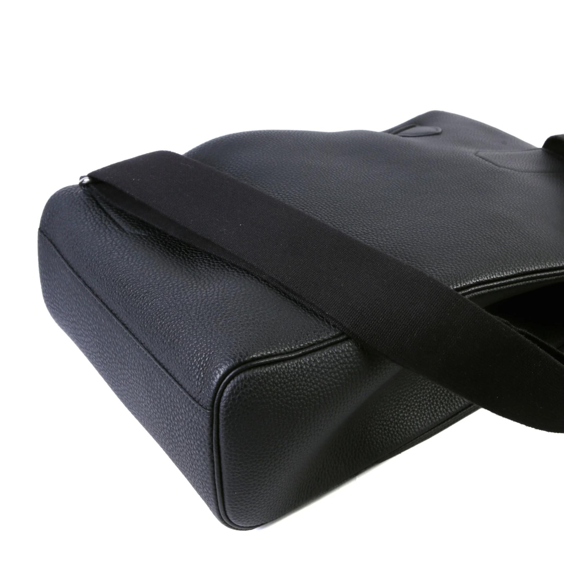 Very Good ( Rank A) HERMÈS Hac a Dos GM Noir (89) Togo Palladium hardware K (2025) - 7