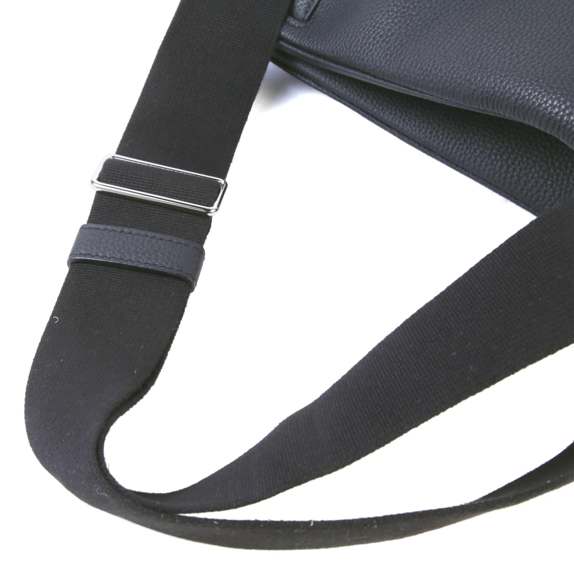 Very Good ( Rank A) HERMÈS Hac a Dos GM Noir (89) Togo Palladium hardware K (2025) - 3