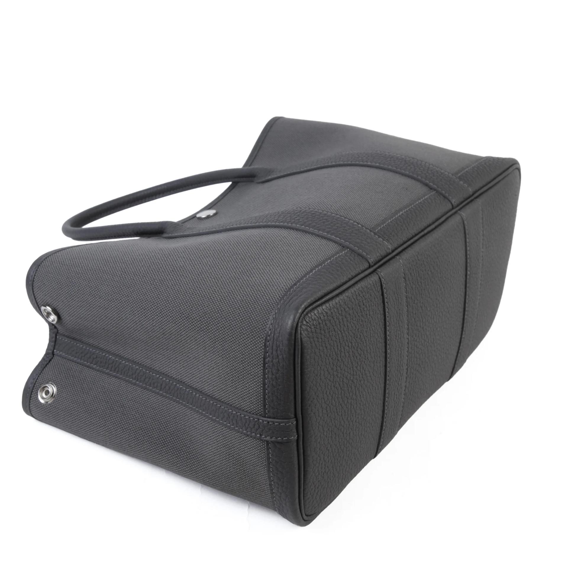 Brand New ( Rank N ) HERMÈS Garden Party TPM Ardoise (85) Toile H canvas Negonda Palladium hardware G (2026) - 6