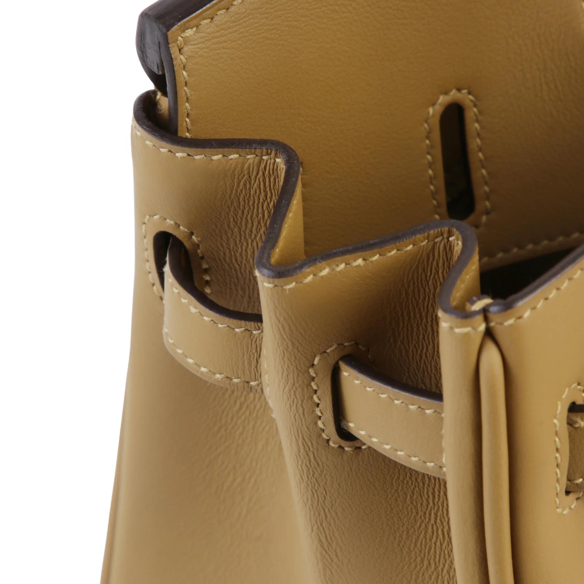 全新 HERMÈS 爱马仕 Birkin 25 2D 沙丘色 Dune Swift牛皮 香槟金扣 G刻 2026年 - 12