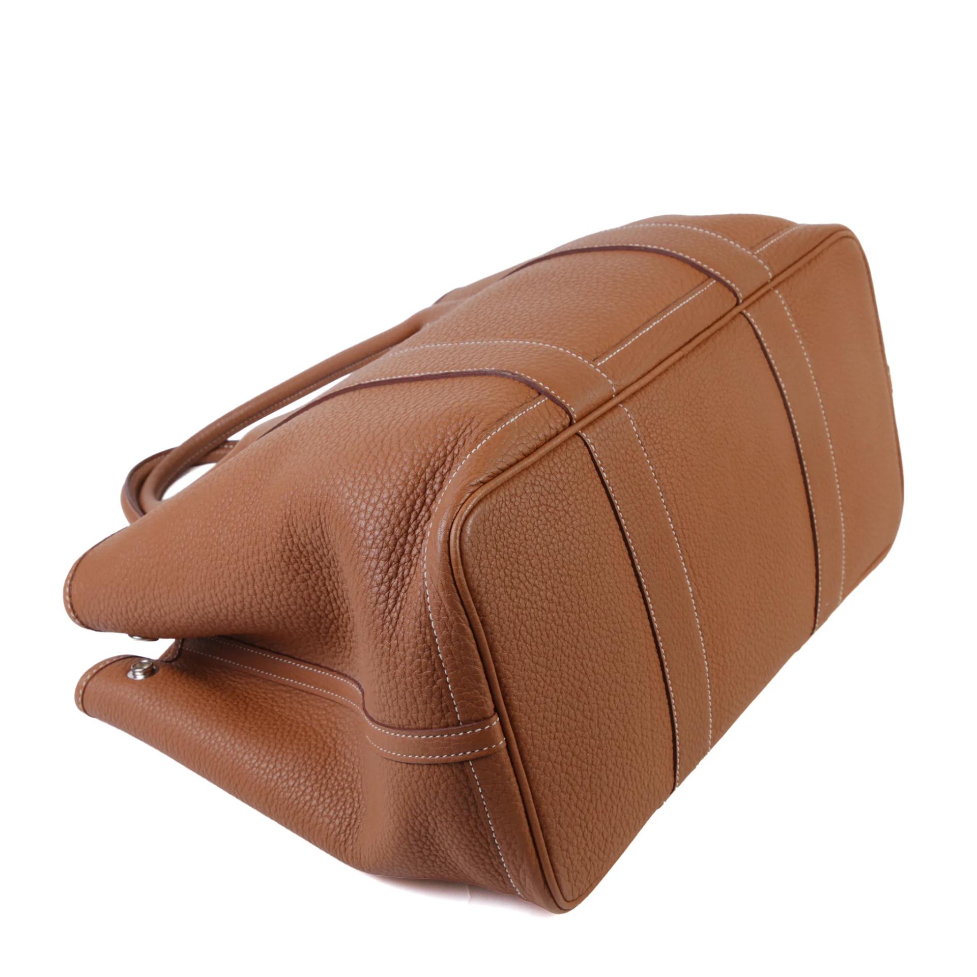 Very Good ( Rank A) HERMÈS Garden Party PM Gold (37) Negonda Palladium hardware D (2019) - 4
