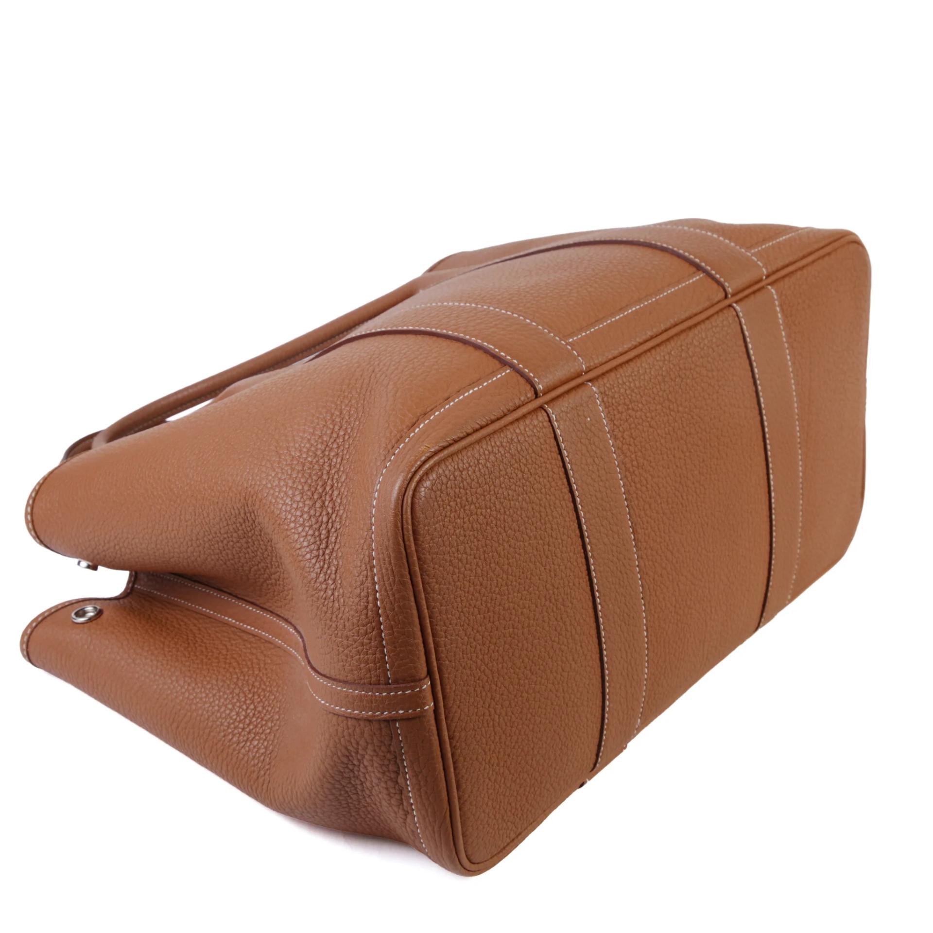 Very Good ( Rank A) HERMÈS Garden Party PM Gold (37) Negonda Palladium hardware D (2019) - 6