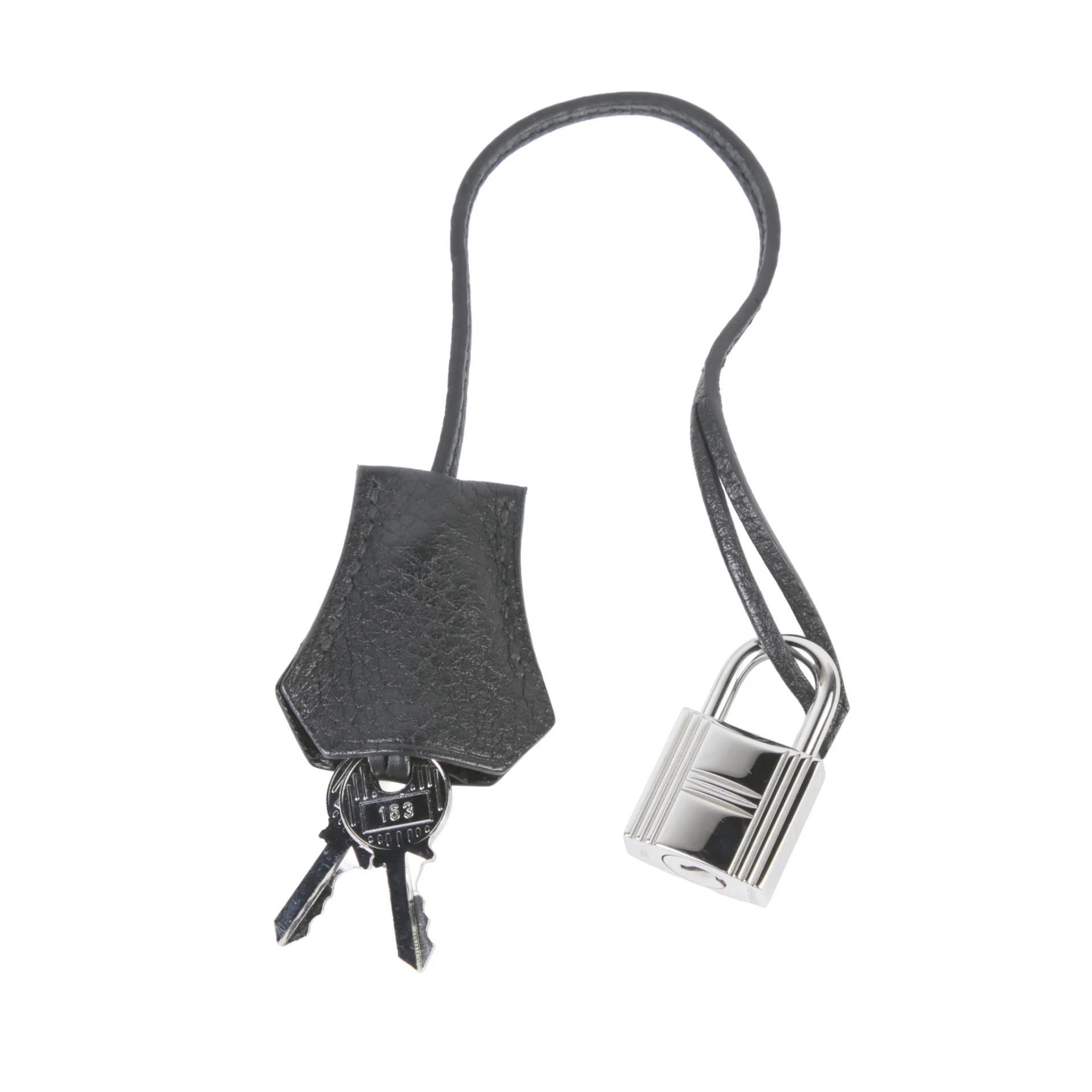 Good ( Rank AB) HERMÈS Birkin 30 Noir (89) Togo Palladium hardware Square N (2010) - 14