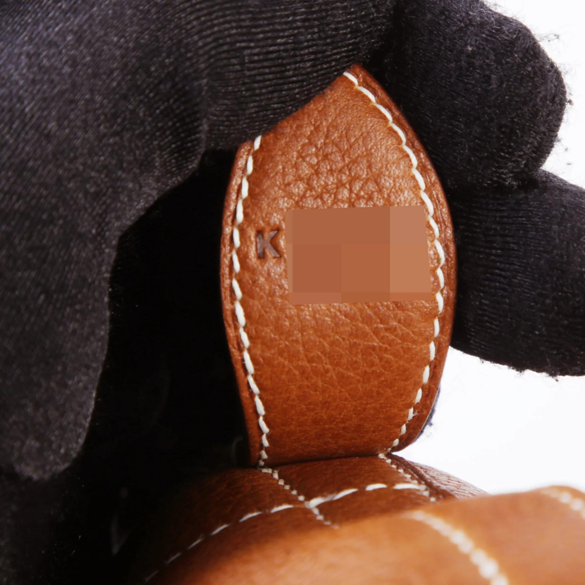 Excellent ( Rank SA ) HERMÈS Bolide Messenger Fauve (34) Barenia Faubourg Palladium hardware K (2025) - 9