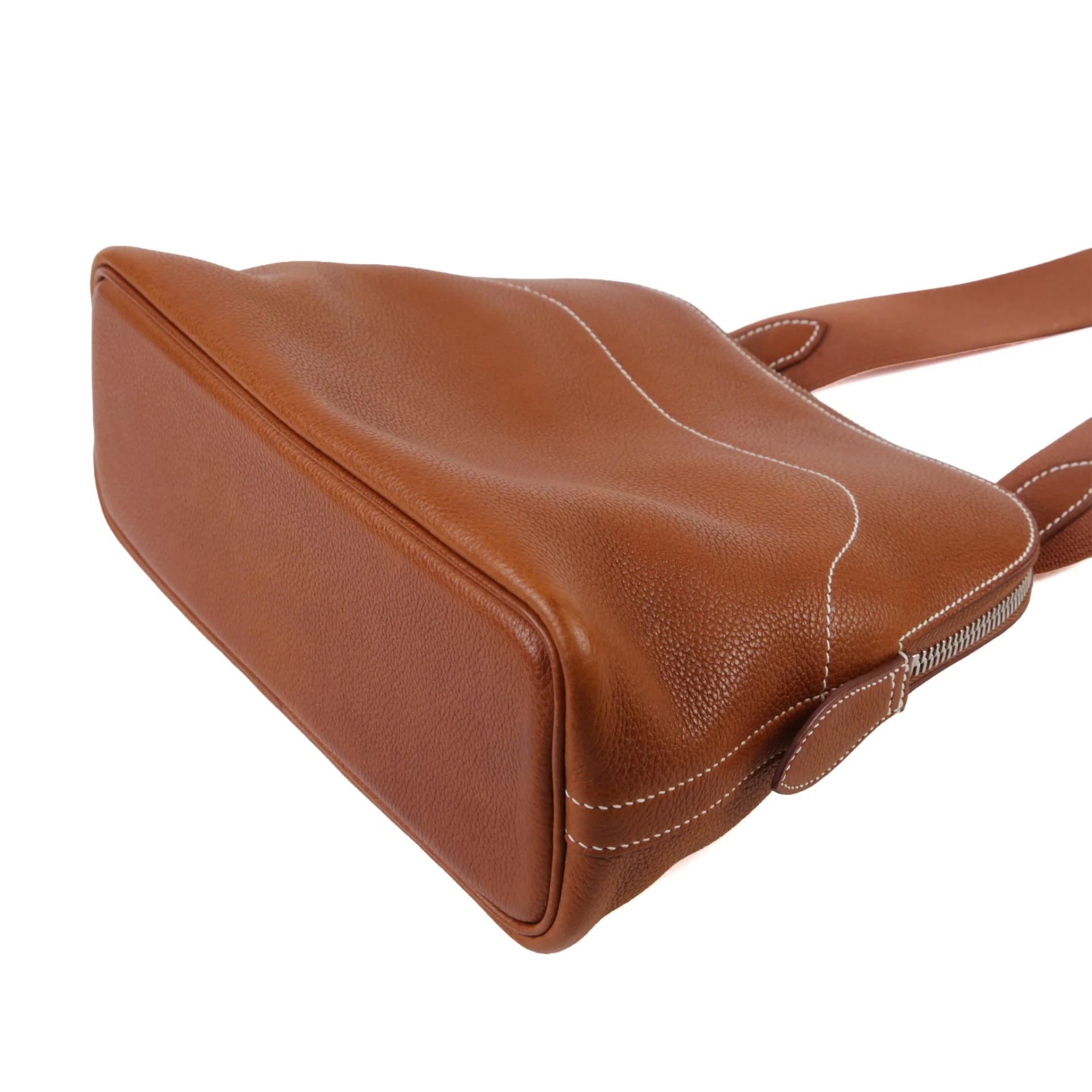 Excellent ( Rank SA ) HERMÈS Bolide Messenger Fauve (34) Barenia Faubourg Palladium hardware K (2025) - 5