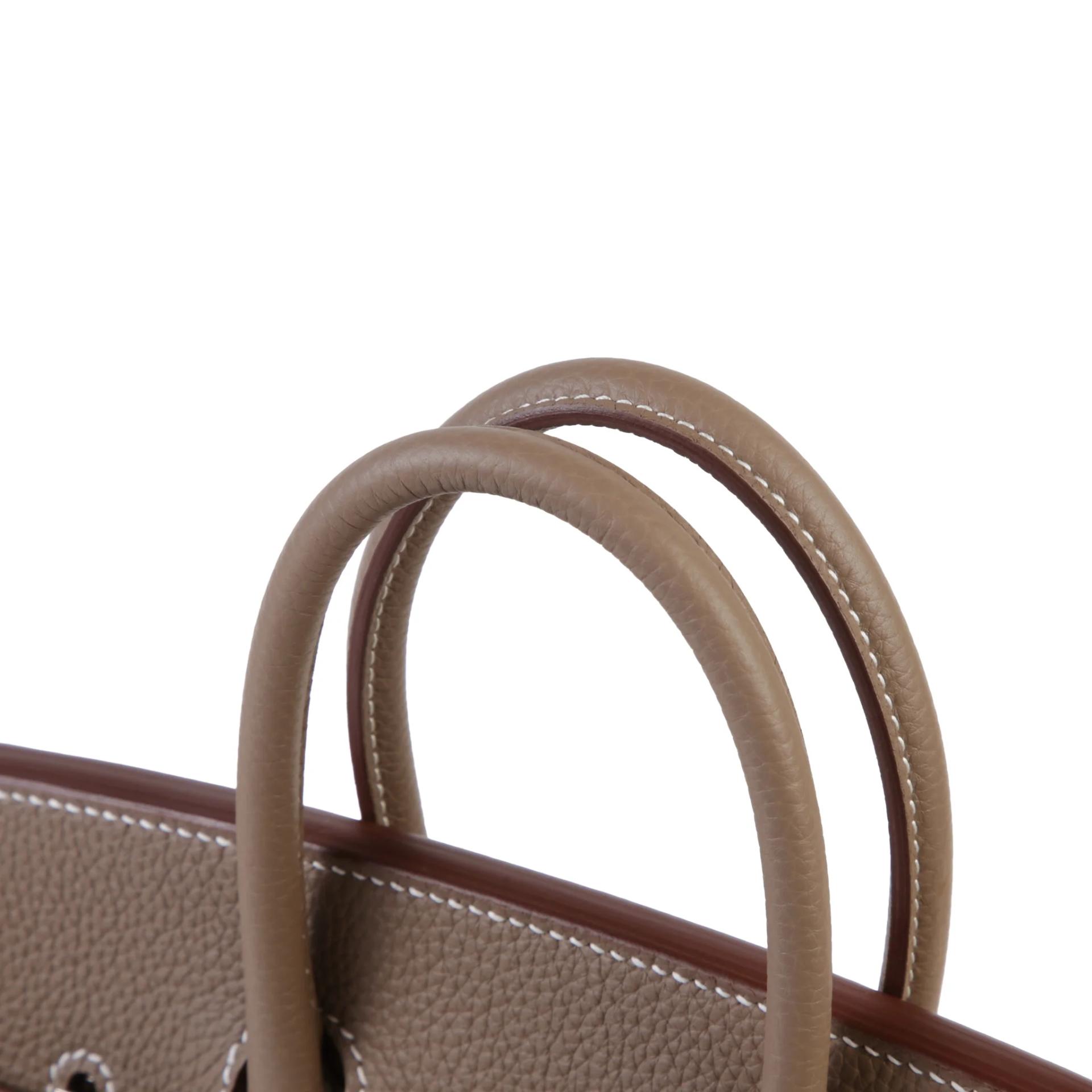Brand New ( Rank N ) HERMÈS Birkin 25 Etoupe (18) Togo Palladium hardware G (2026) - 3