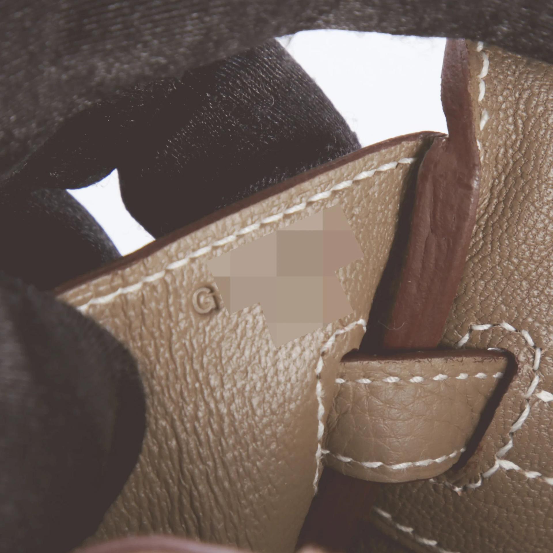 Brand New ( Rank N ) HERMÈS Birkin 25 Etoupe (18) Togo Palladium hardware G (2026) - 13
