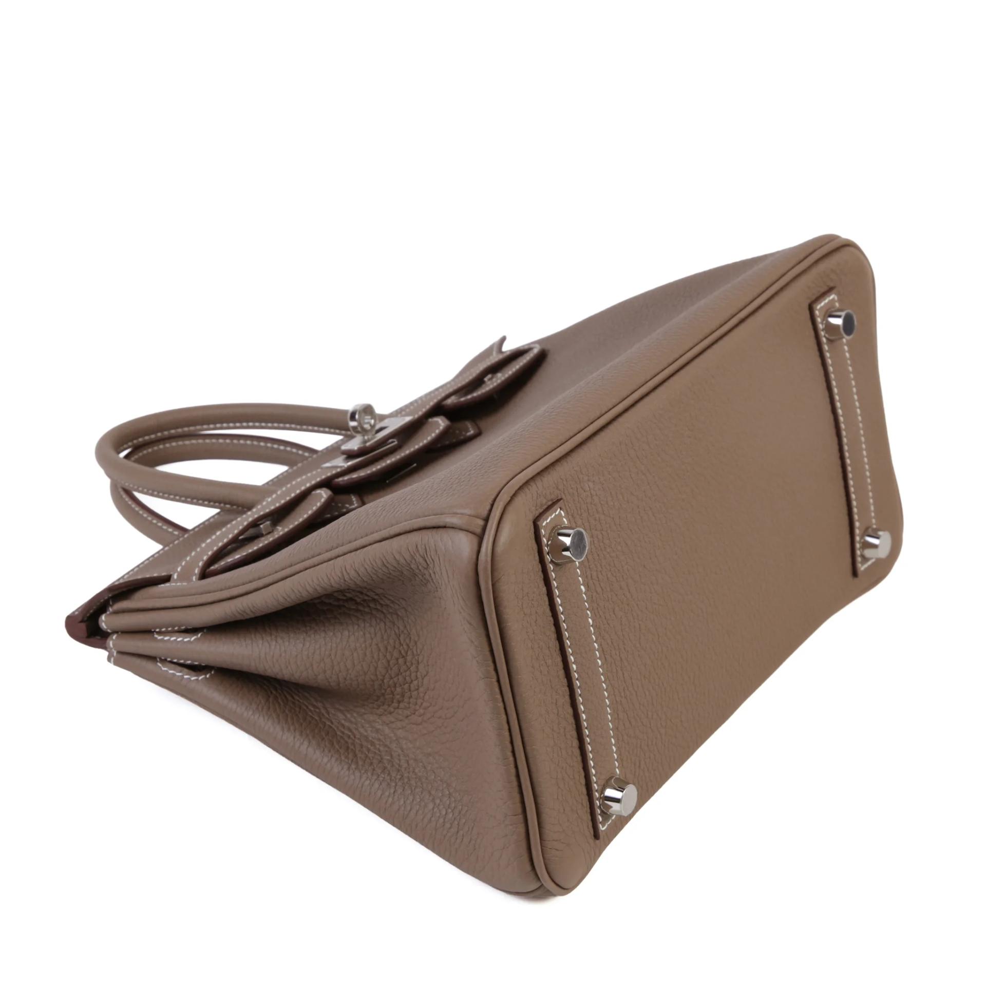 Brand New ( Rank N ) HERMÈS Birkin 25 Etoupe (18) Togo Palladium hardware G (2026) - 4