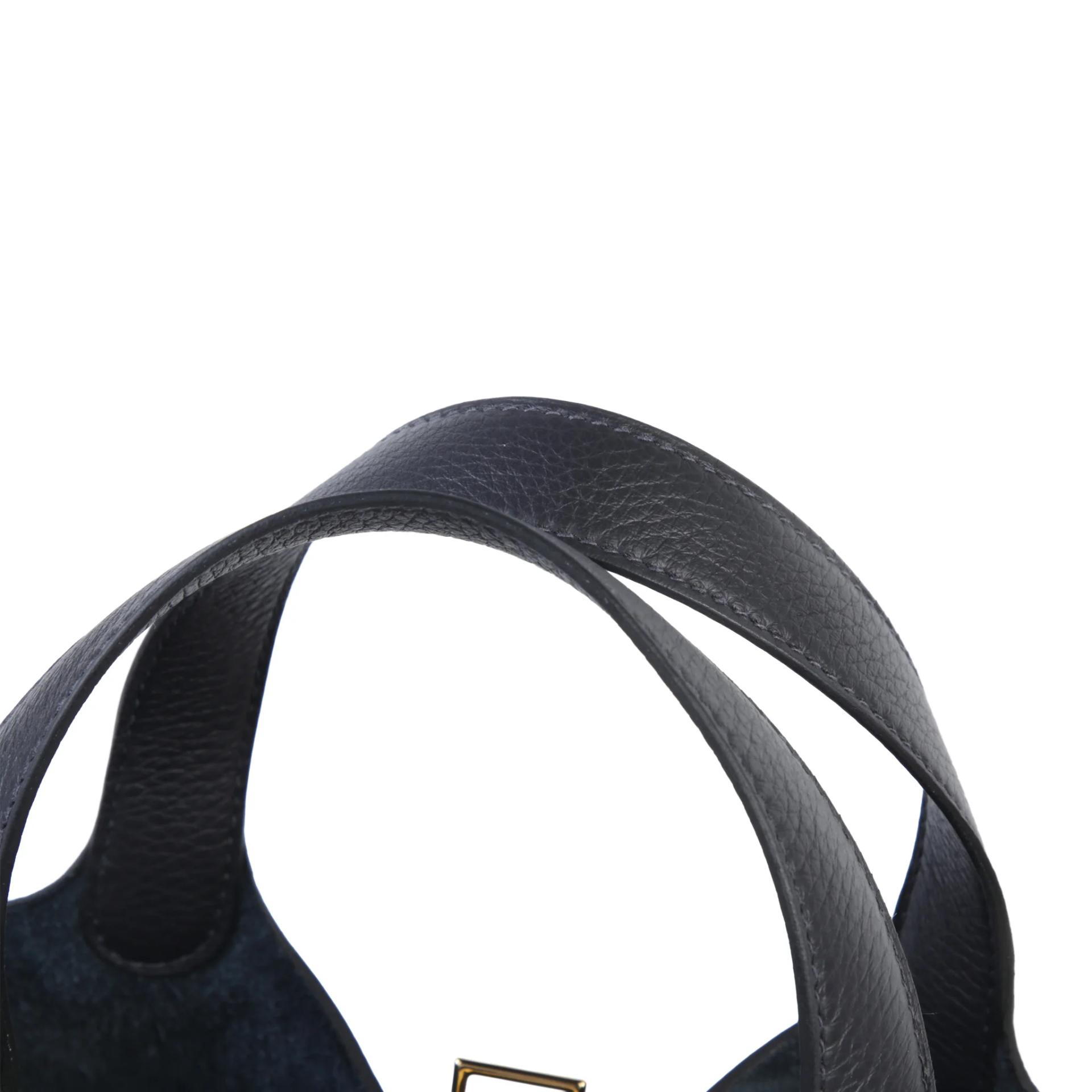 ランク N 新品 HERMÈS エルメス ピコタンロックPM キャバン (3Y) トリヨン ゴールド金具 G刻印 (2026) - 3