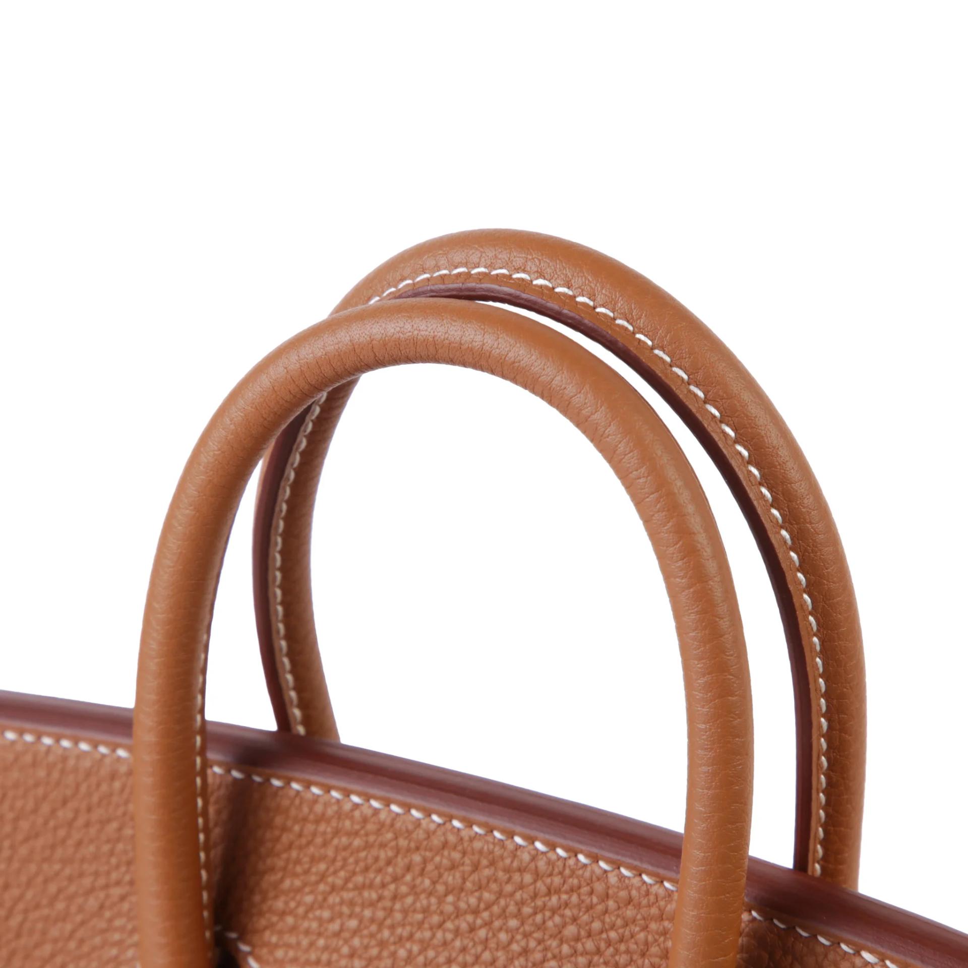全新 HERMÈS 愛馬仕 Birkin 25 37 金棕色 Gold Togo小牛皮 金扣 G刻 2026年 - 3
