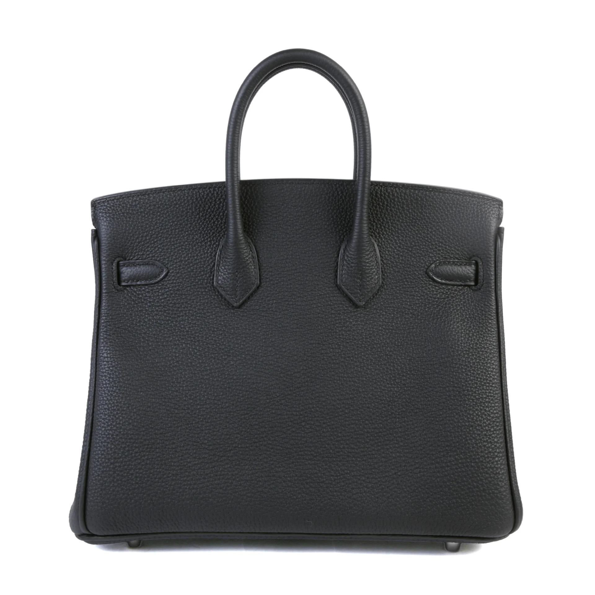 Brand New ( Rank N ) HERMÈS Birkin 25 Noir (89) Togo Palladium hardware G (2026) - 2