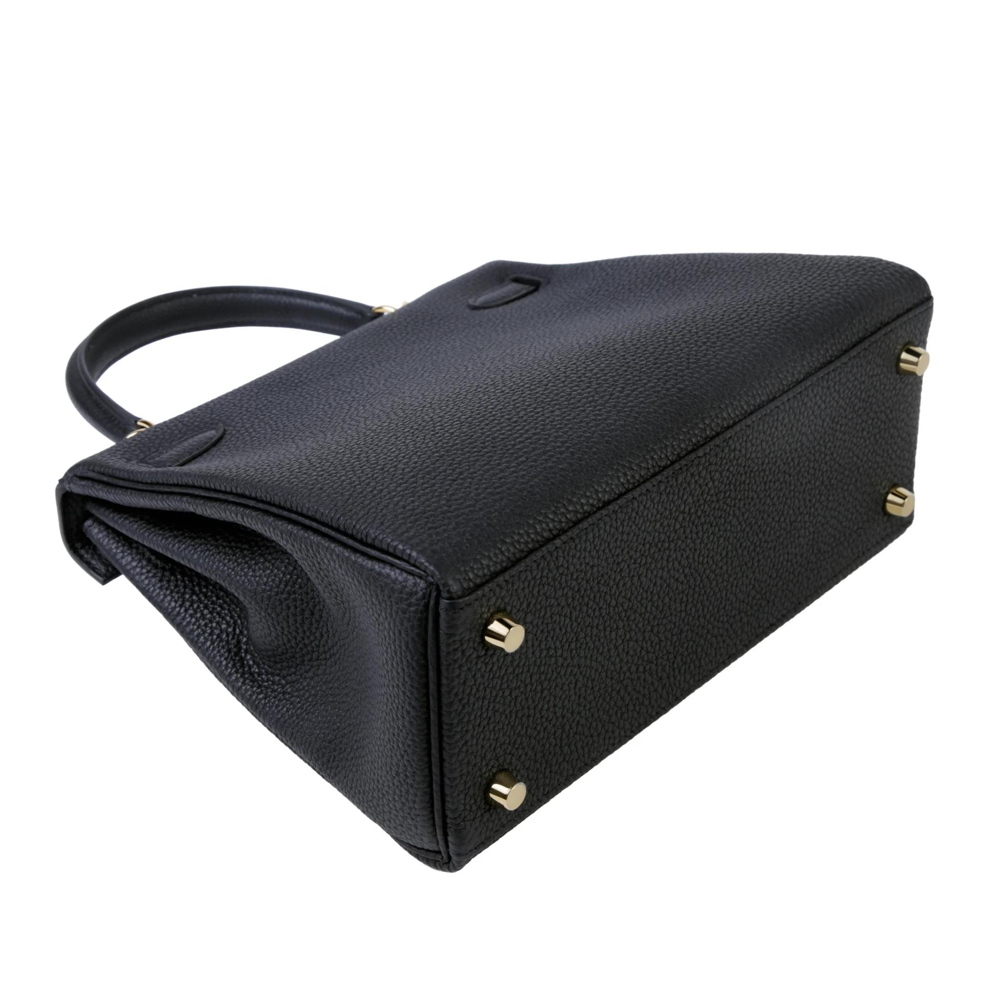 Brand New ( Rank N ) HERMÈS Kelly 25 Noir (89) Togo Gold hardware G (2026) - 6
