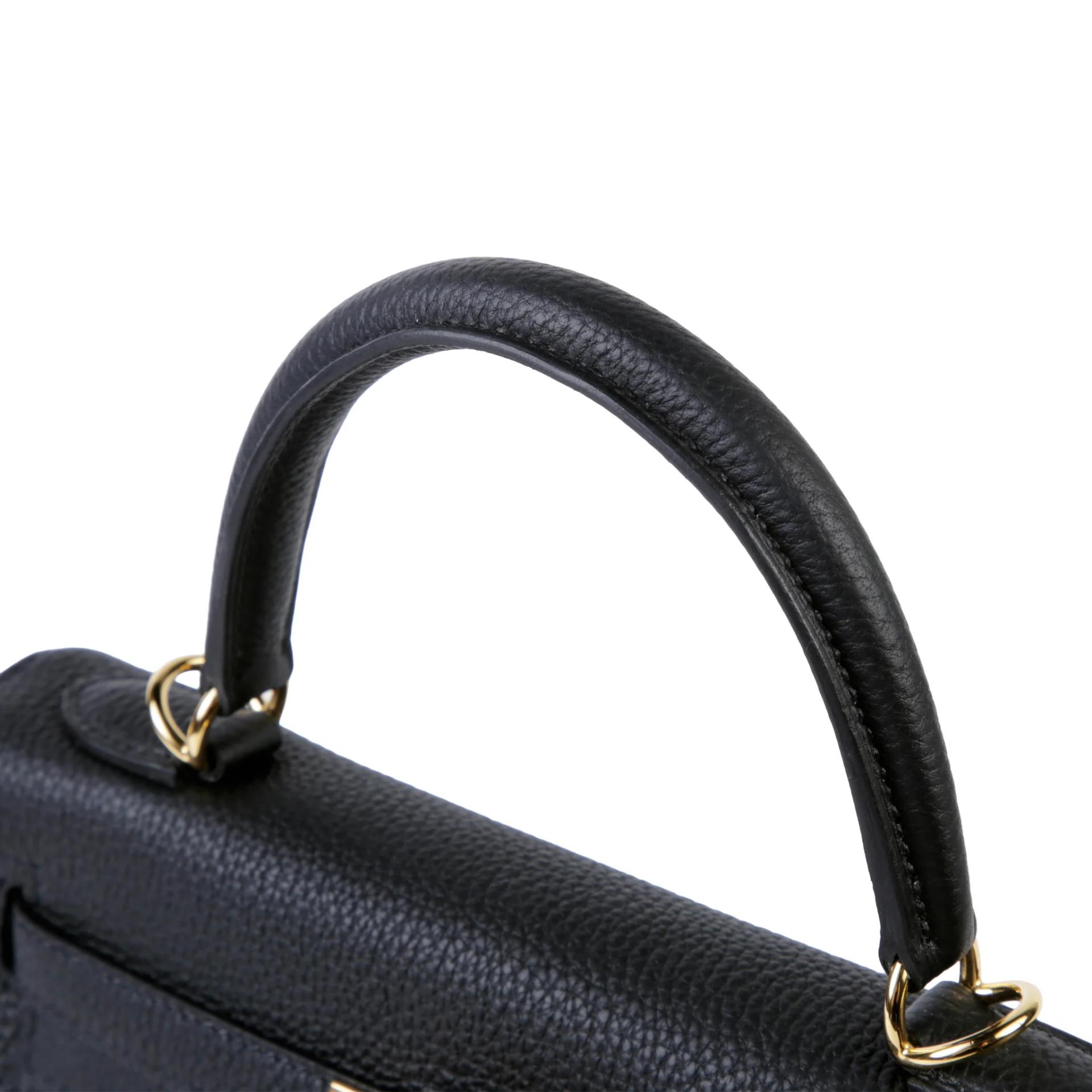 Brand New ( Rank N ) HERMÈS Kelly 25 Noir (89) Togo Gold hardware G (2026) - 3