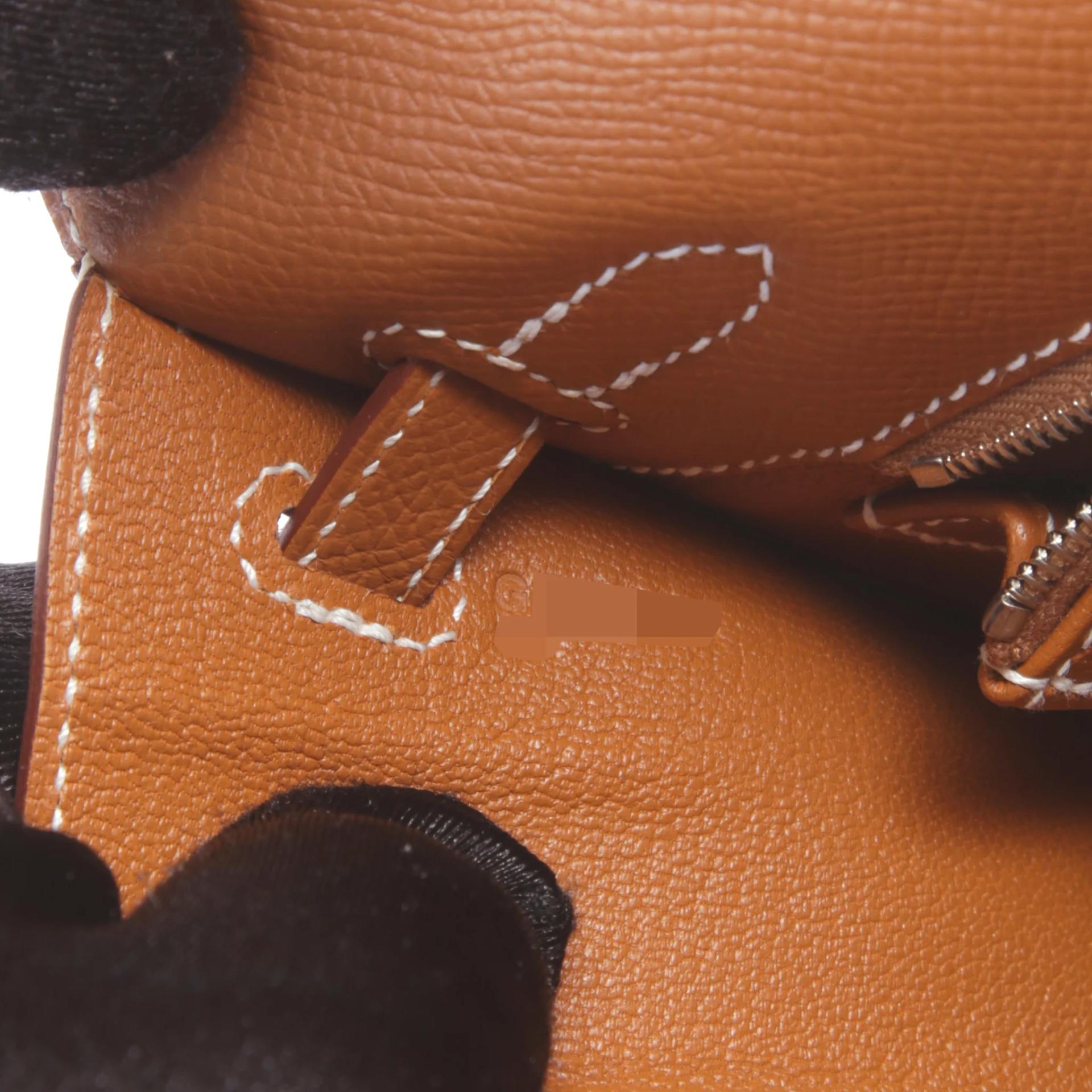 Brand New ( Rank N ) HERMÈS Kelly 25 Sellier Gold (37) Epsom Palladium hardware G (2026) - 13