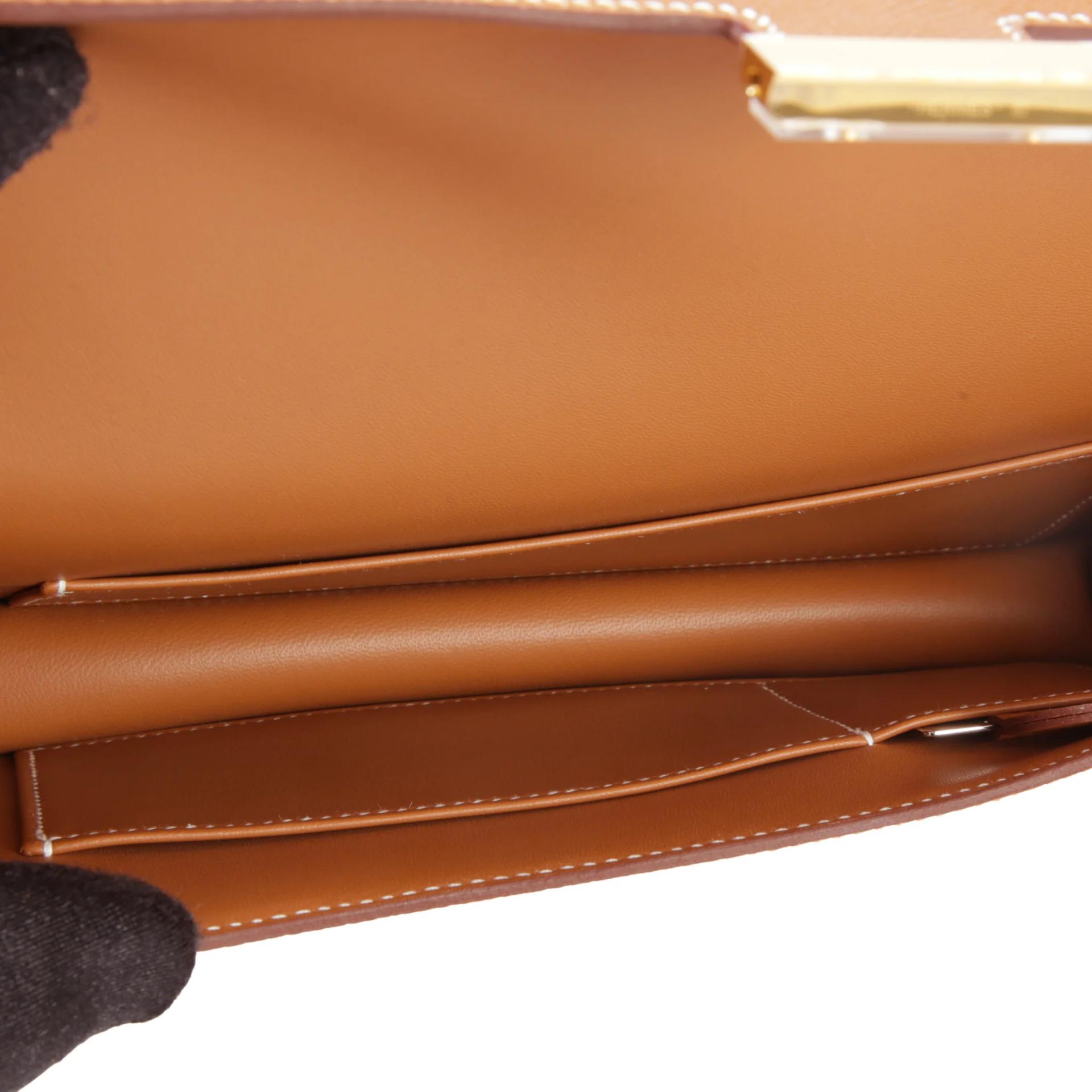 Brand New ( Rank N ) HERMÈS Constance Elan Gold (37) Epsom Gold hardware G (2026) - 11